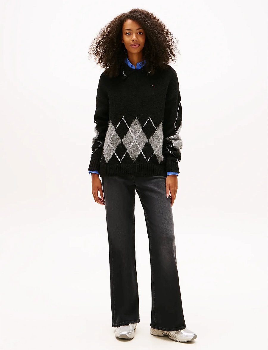 Tommy Jeans - BELLA HGH FLR BI5181 - jeans évasés - denim black - 3