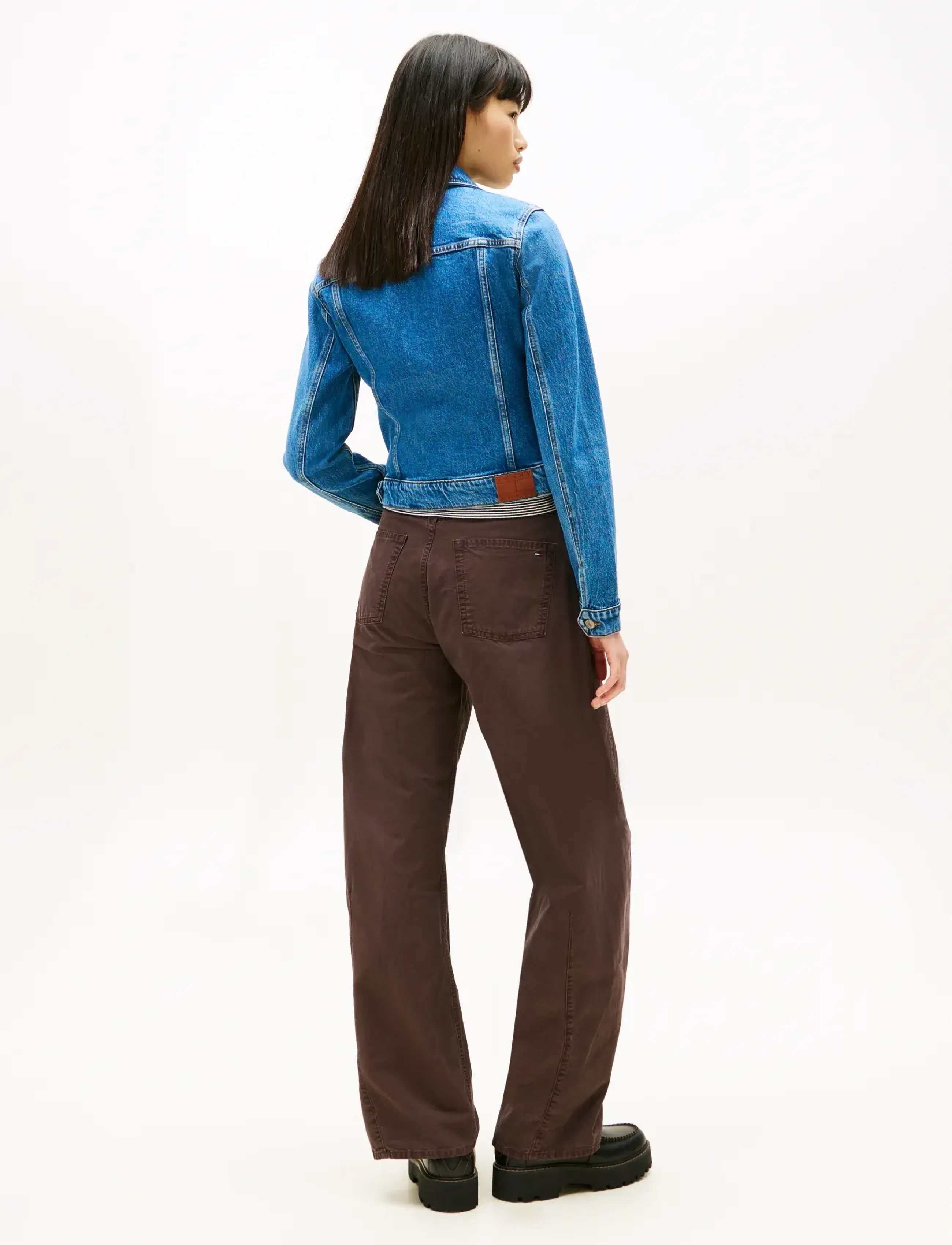 Tommy Jeans - VIVIANNE SKN JACKET CI8132 EXT - kevadjoped - denim medium - 3