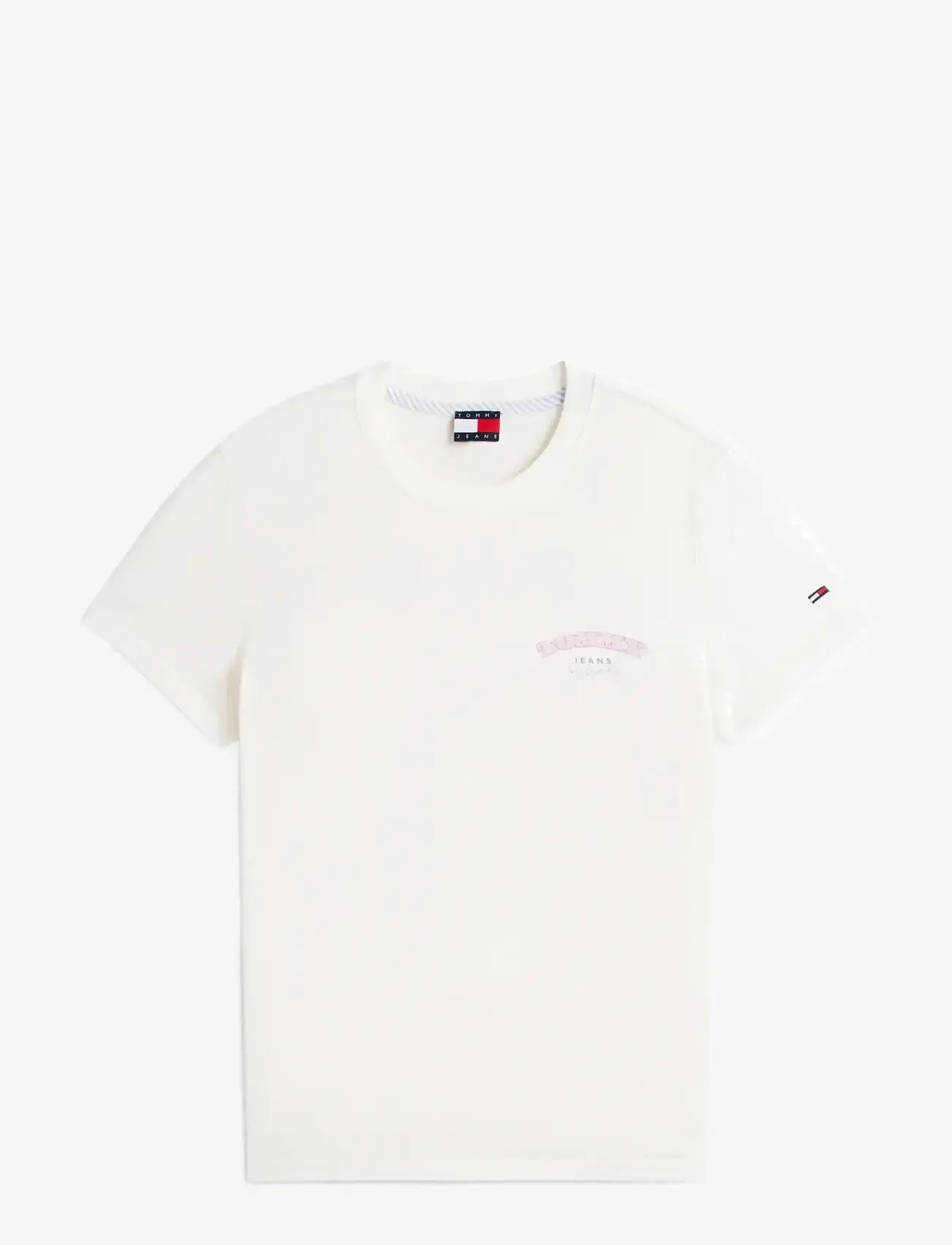 Tommy Jeans - TJW REG DOLLAR STACK TEE EXT - laveste priser - ancient white - 1