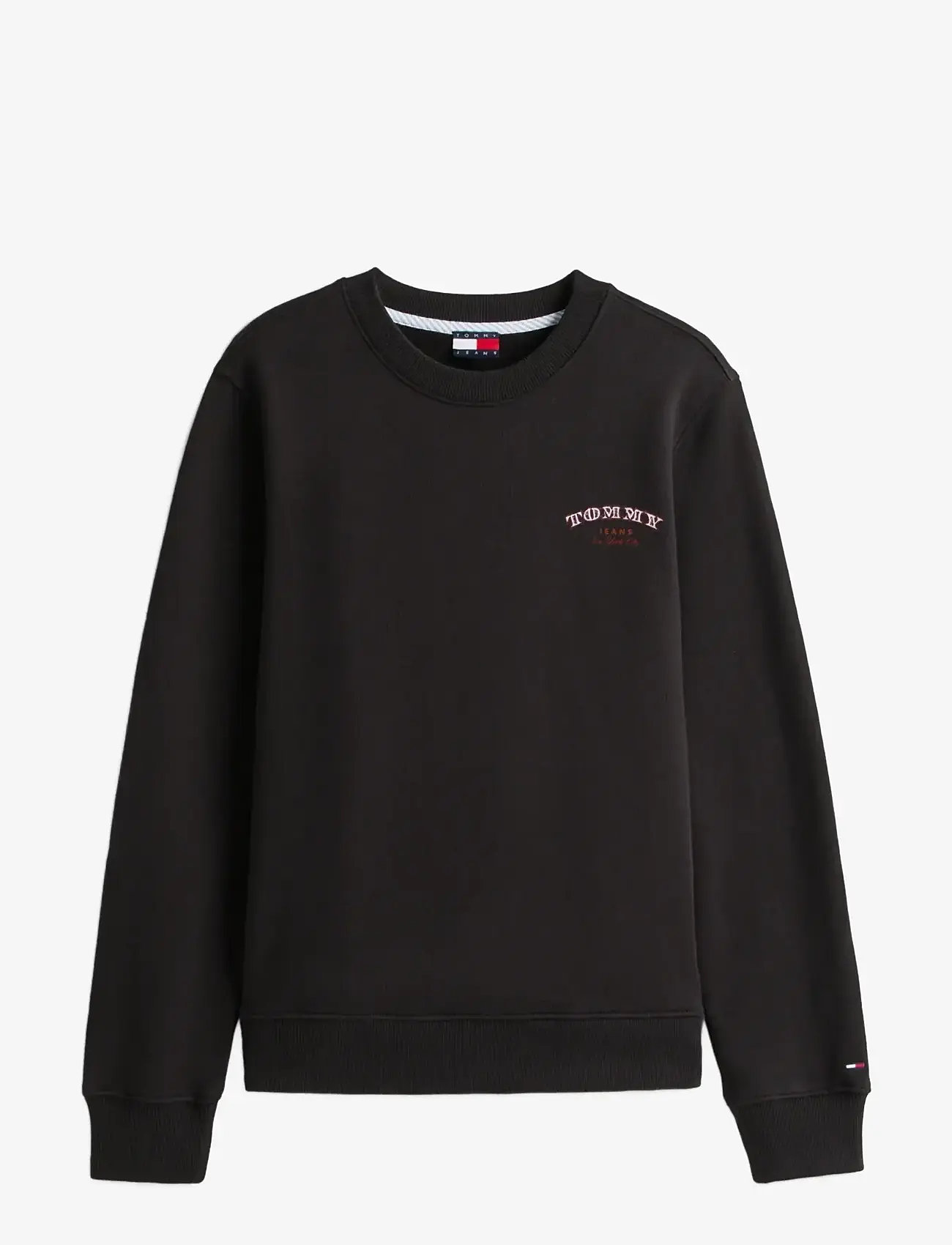 Tommy Jeans - TJW REG DOLLAR STACKS CREW EXT - dressipluusid - black - 1