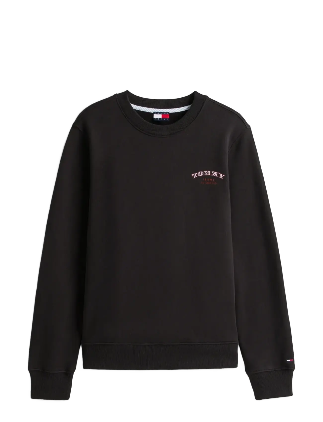 Tommy Jeans TJW REG DOLLAR STACKS CREW EXT - Gemütliches Zuhause - BLACK / black