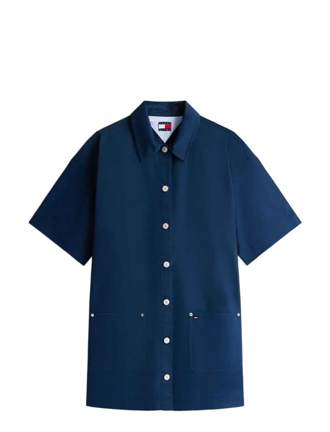 TJW POCKET MINI SHIRT DRESS EXT - DARK NIGHT NAVY