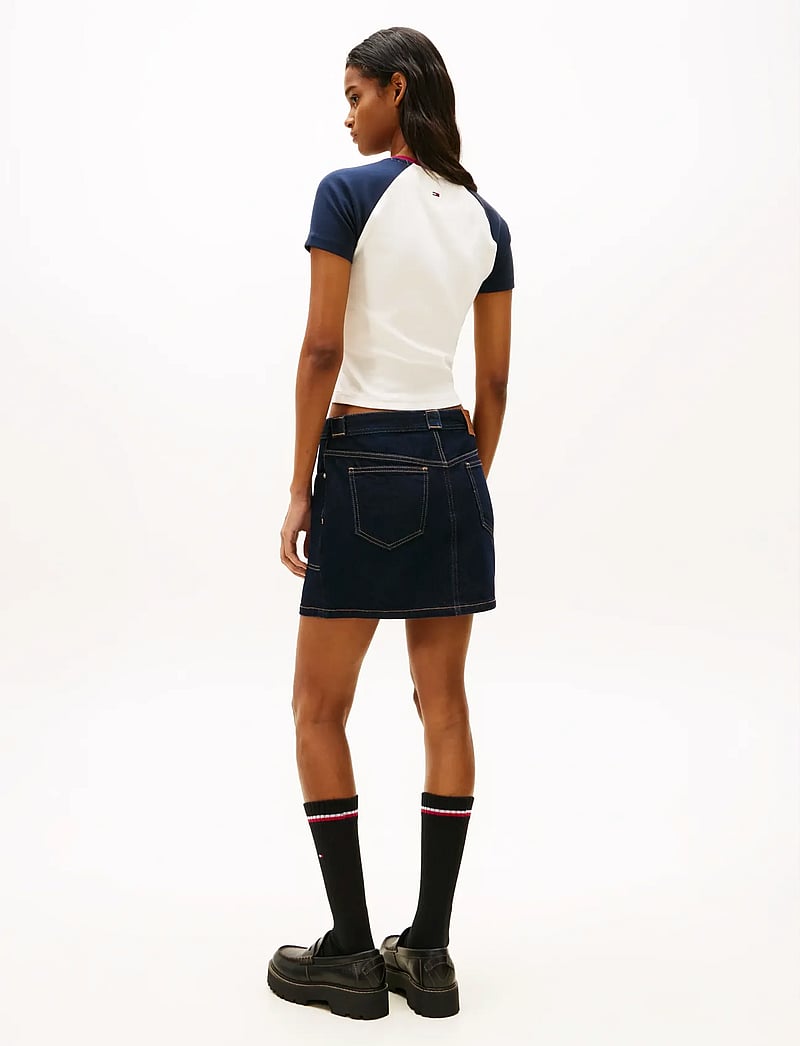 Tommy Jeans - TJW SLIM SH MISS TOMMY SS TEE - t-shirts - ancient white - 3