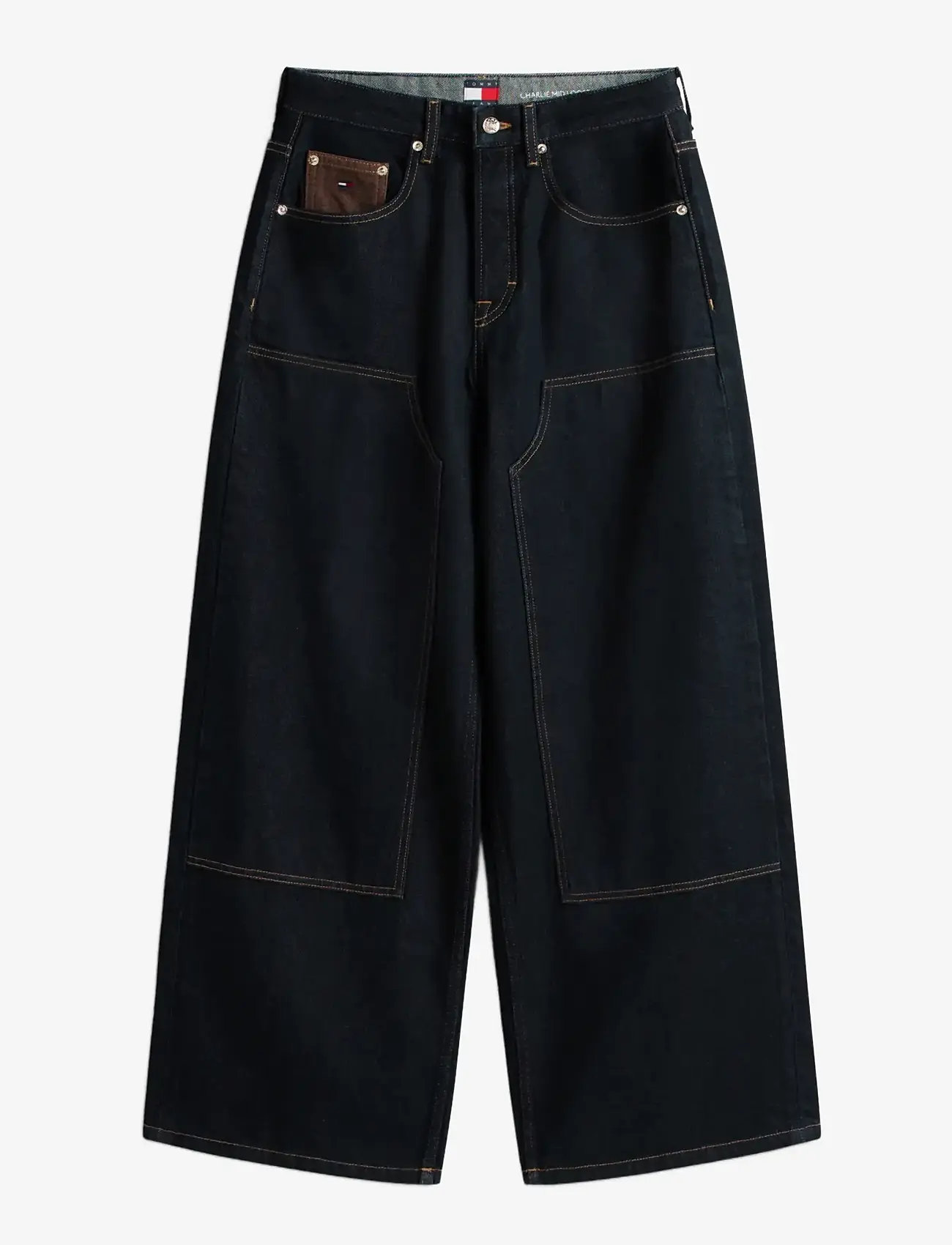 Tommy Jeans - CHARLIE MR LS WD KNEE CBF EI6050 - jeansjackor - denim dark - 1