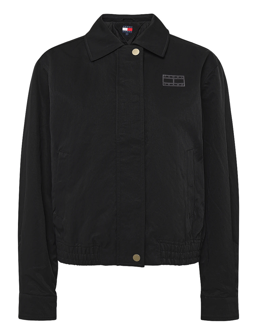Tommy Jeans - TJW COACH COLLAR JACKET - frühlingsjacken - black - 0