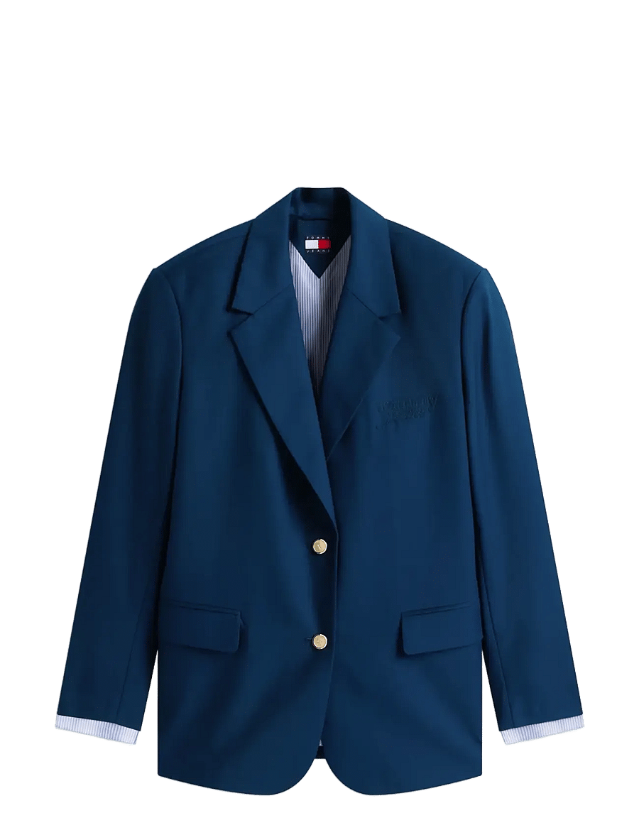 Tommy Jeans - TJW BOYFRIED FIT BLAZER - enkelknäppta kavajer - dark night navy - 1