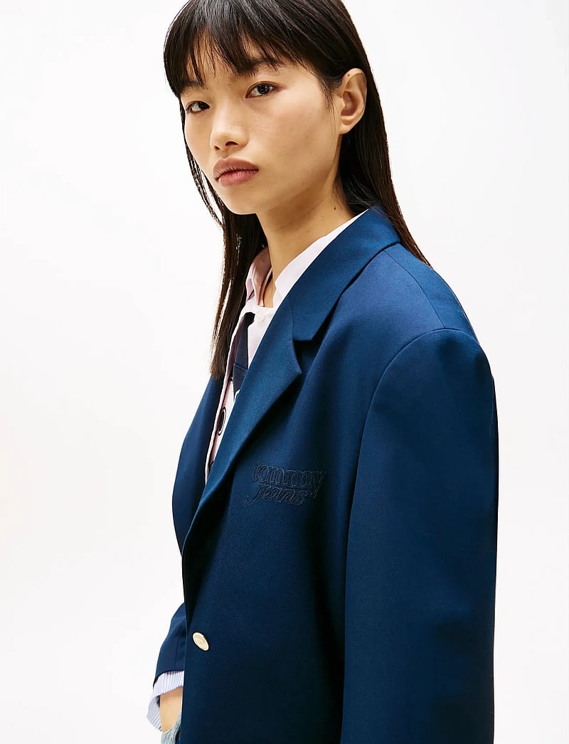 Tommy Jeans - TJW BOYFRIED FIT BLAZER - einreihige blazer - dark night navy - 4