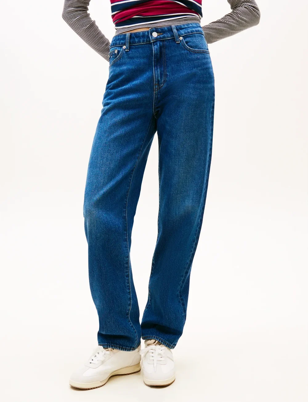 Tommy Jeans - KIRA MR SLIM STR BI0152 - regular jeans - denim dark - 0