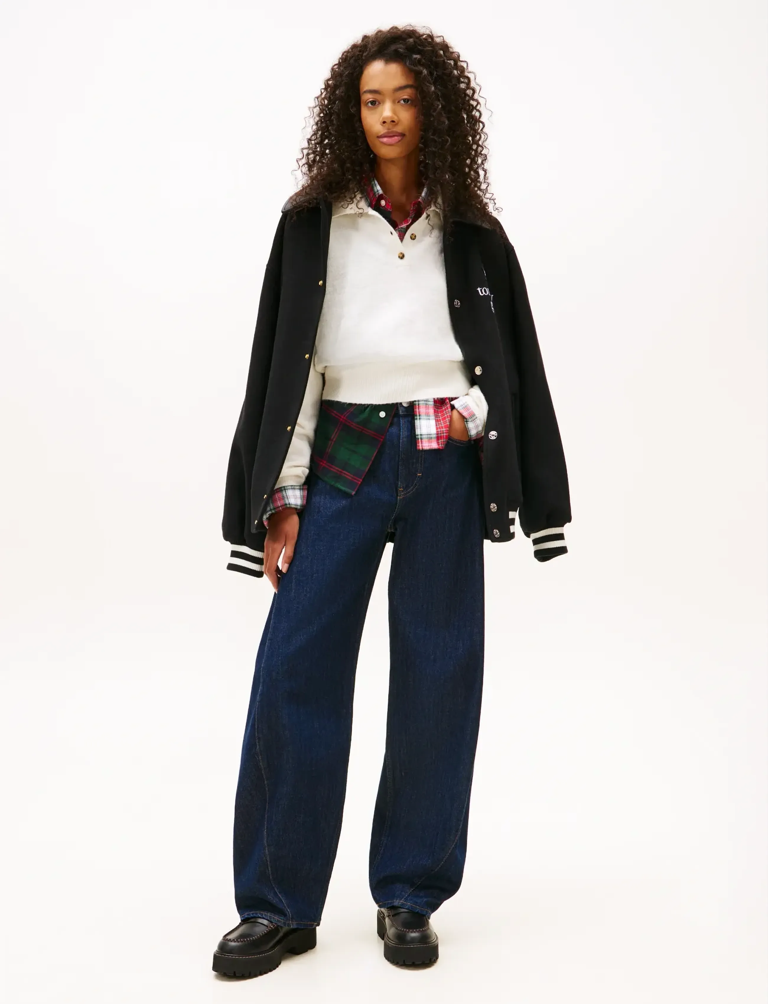 Tommy Jeans - ELLA MID BARREL DI4156 - barrel jeans - denim dark - 3