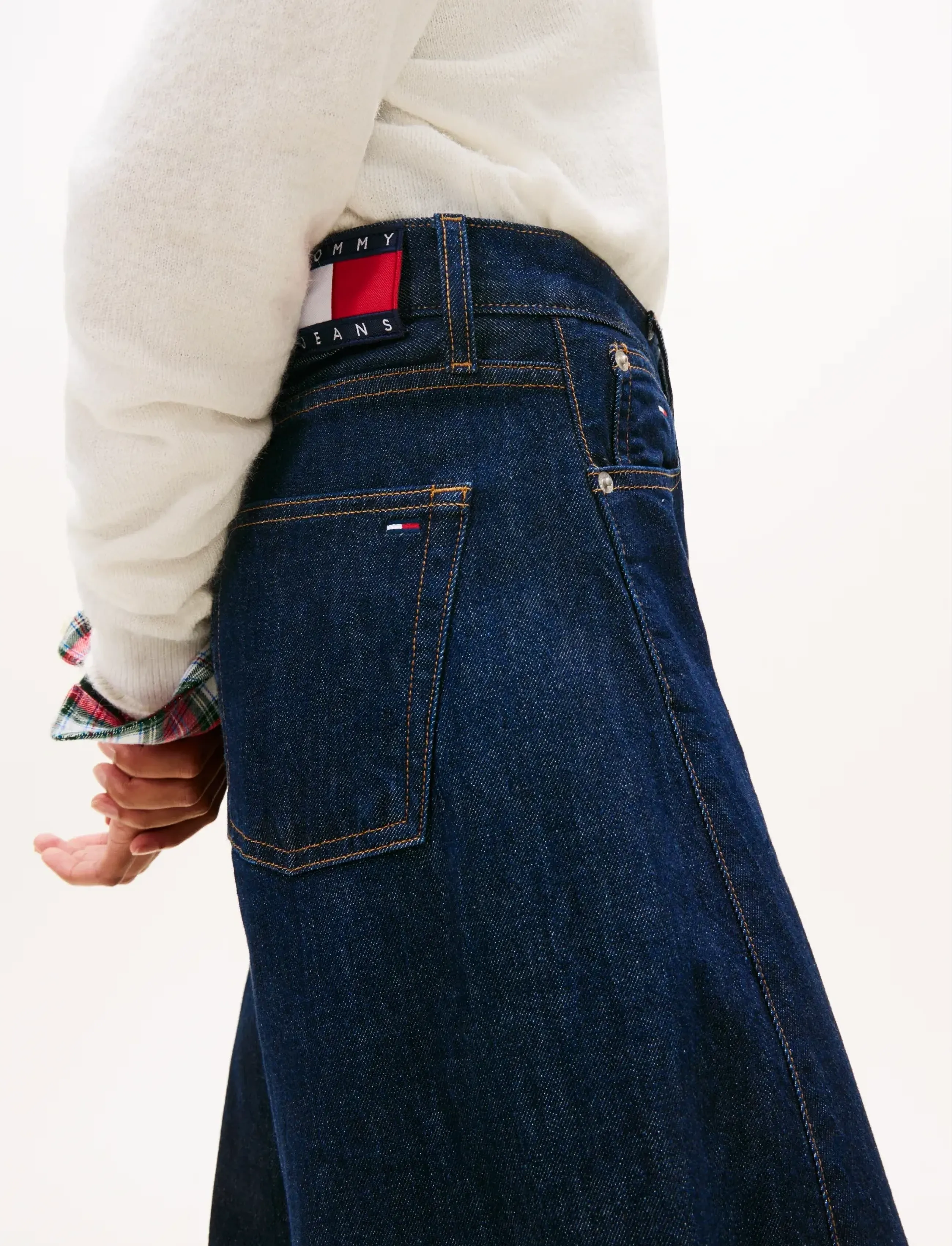 Tommy Jeans - ELLA MID BARREL DI4156 - barrel jeans - denim dark - 4