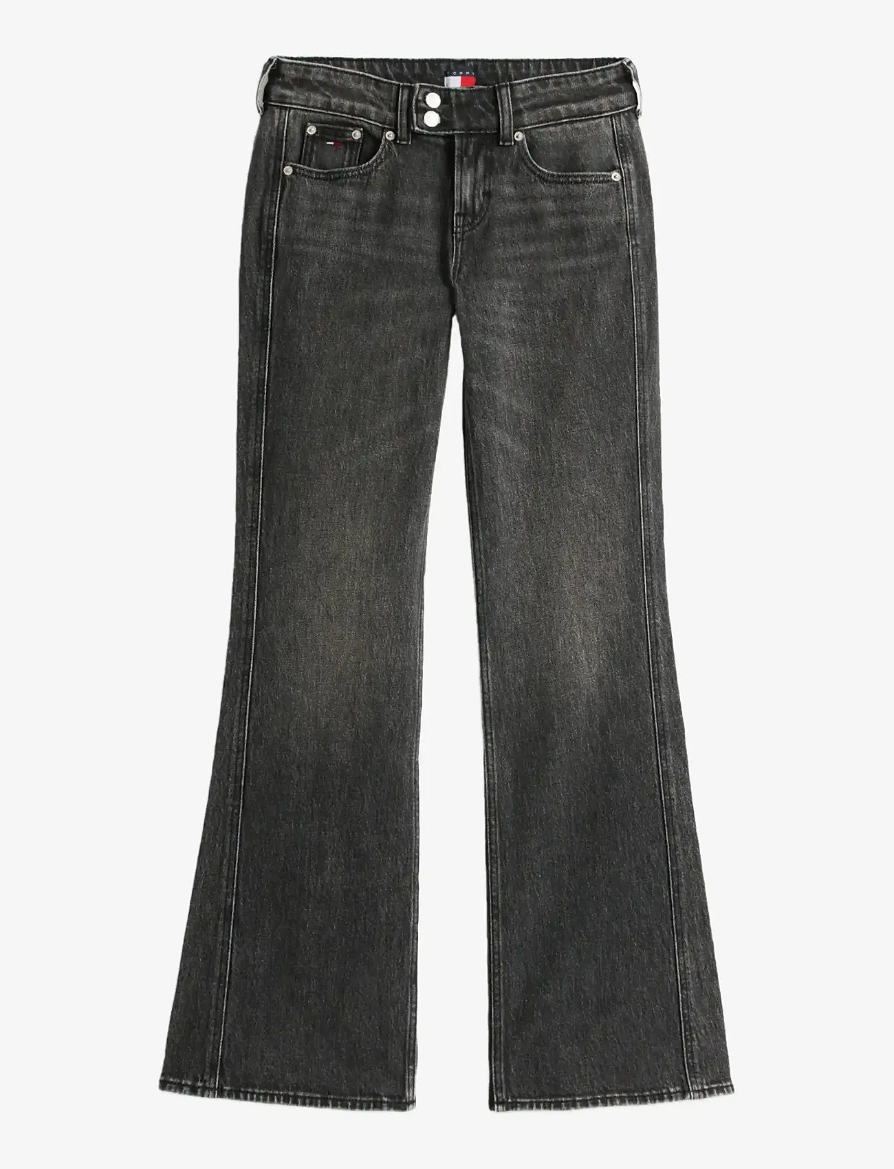 Tommy Jeans - SIA LOW BOOTCUT BI0187 - bootcut jeans - denim black - 1