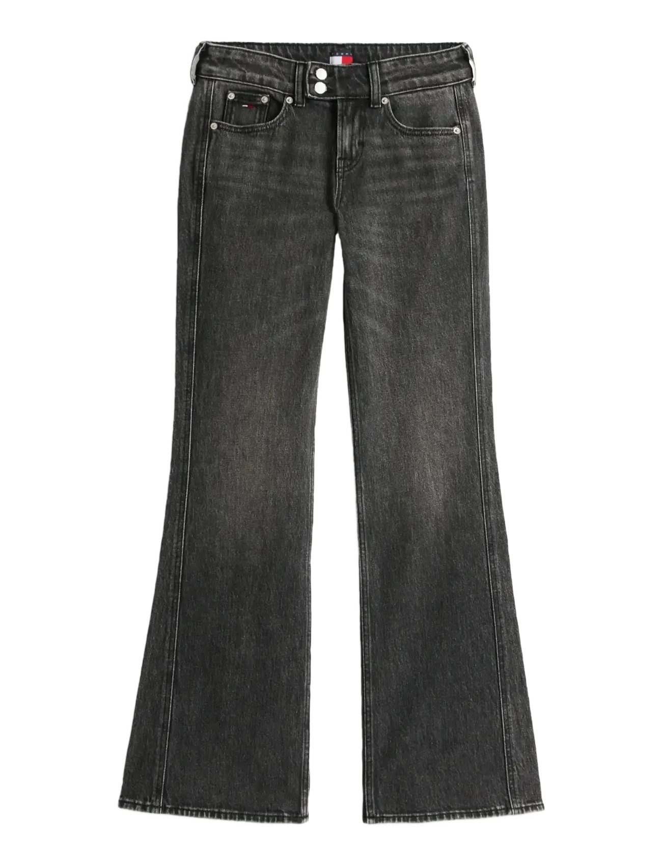 Tommy Jeans SIA LOW BOOTCUT BI0187 - Bootcut jeans - DENIM BLACK / grey