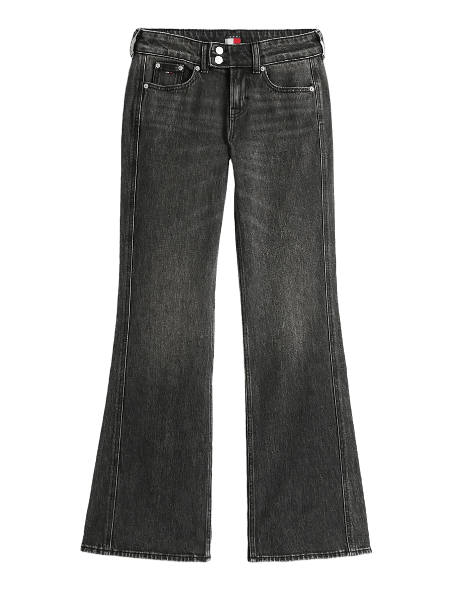 Tommy Jeans - SIA LOW BOOTCUT BI0187 - bootcut jeans - denim black - 1