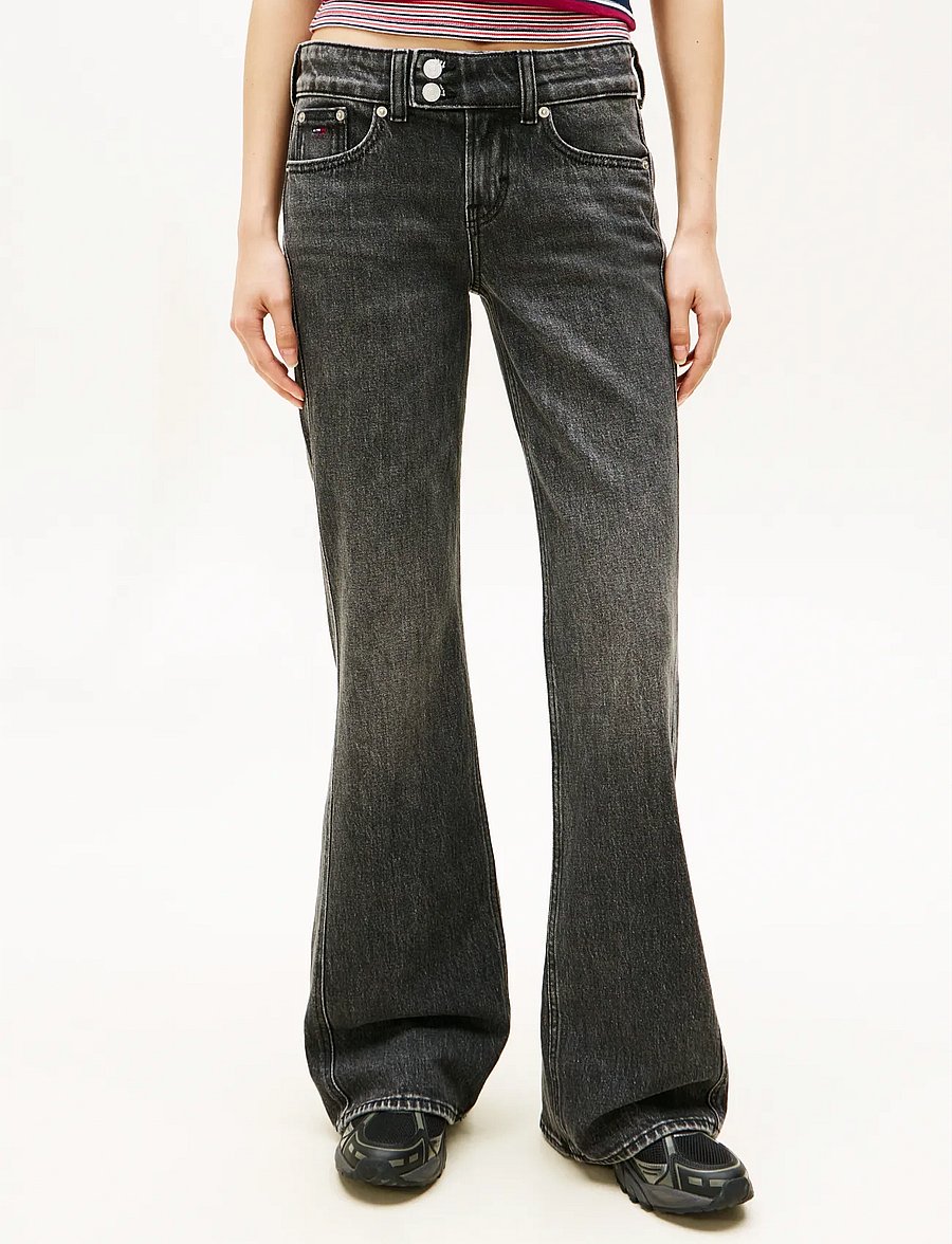 Tommy Jeans - SIA LOW BOOTCUT BI0187 - bootcut jeans - denim black - 3