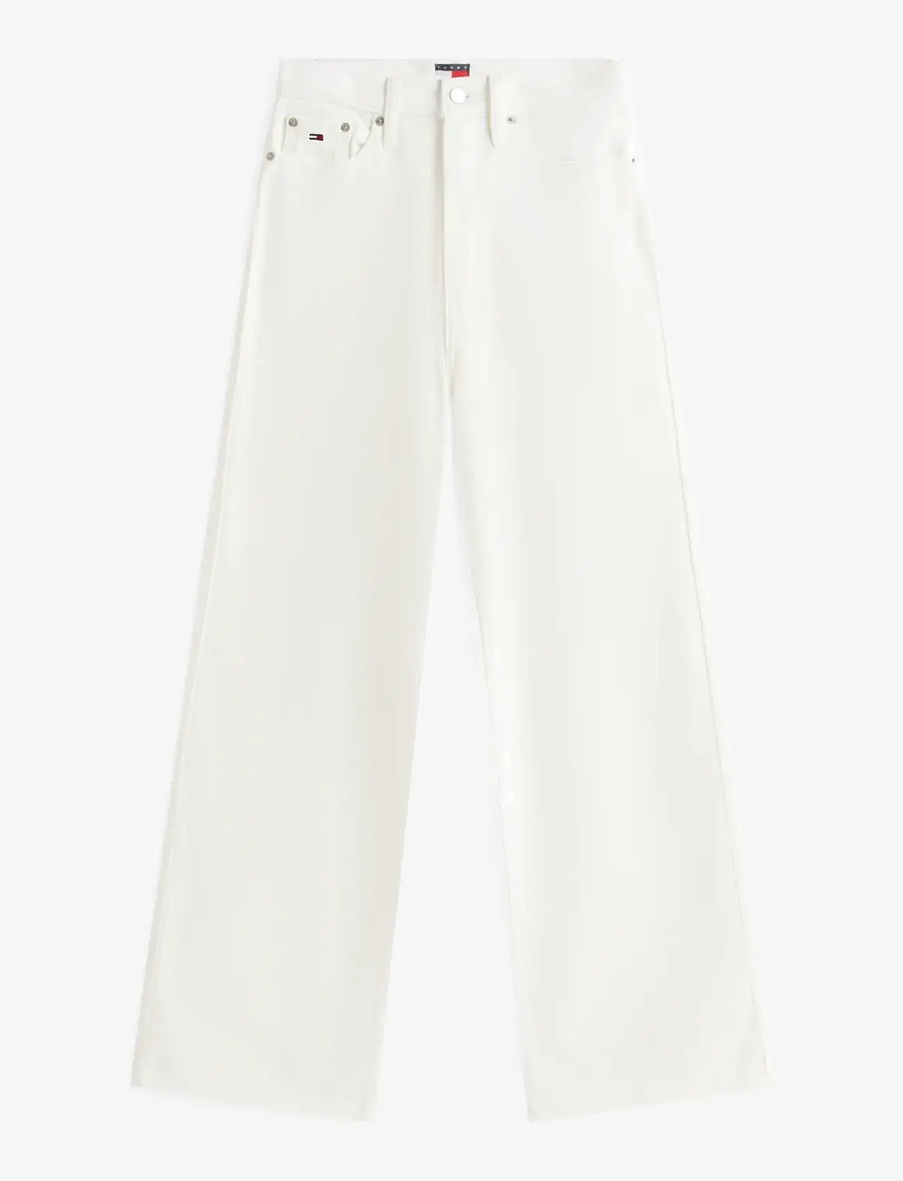 Tommy Jeans - CLAIRE HR WD BJ4199 - laia säärega teksad - denim white - 1