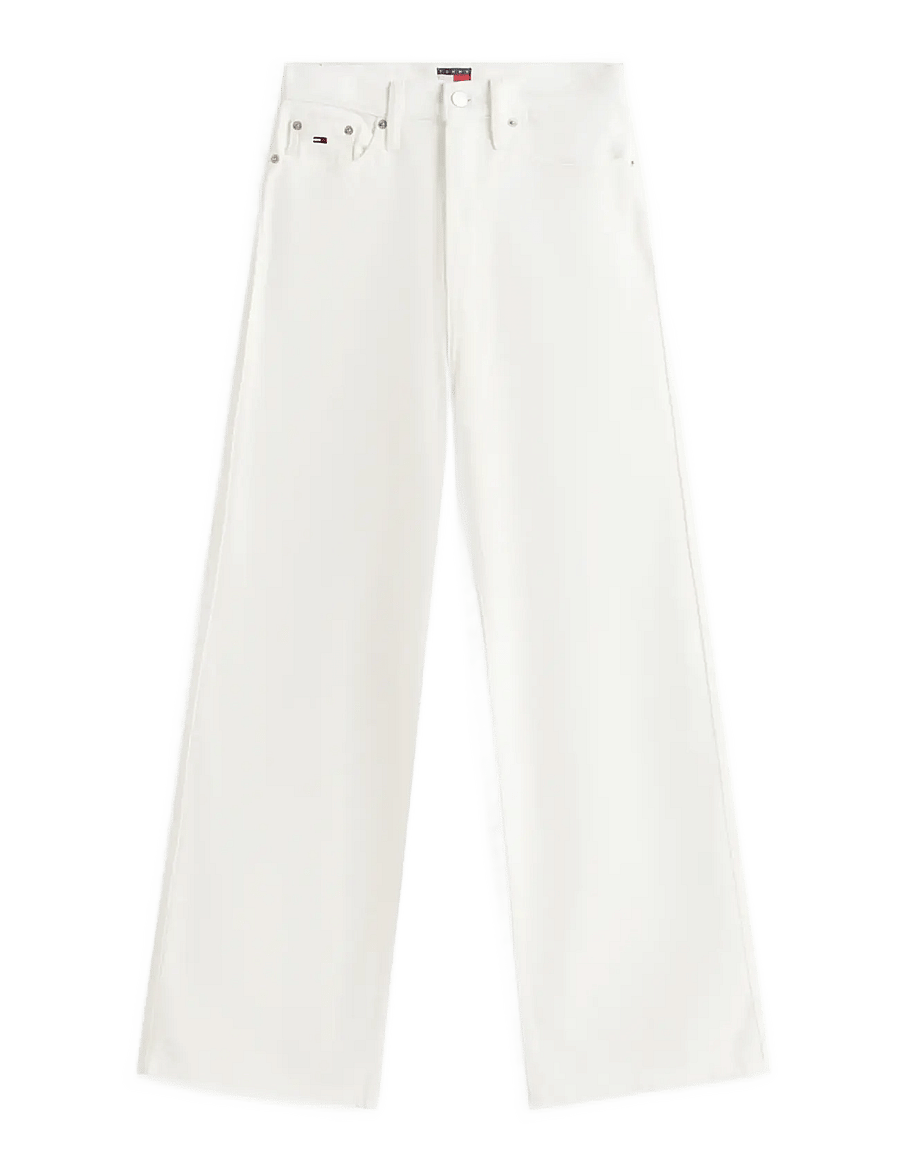 Tommy Jeans - CLAIRE HR WD BJ4199 - brede jeans - denim white - 1
