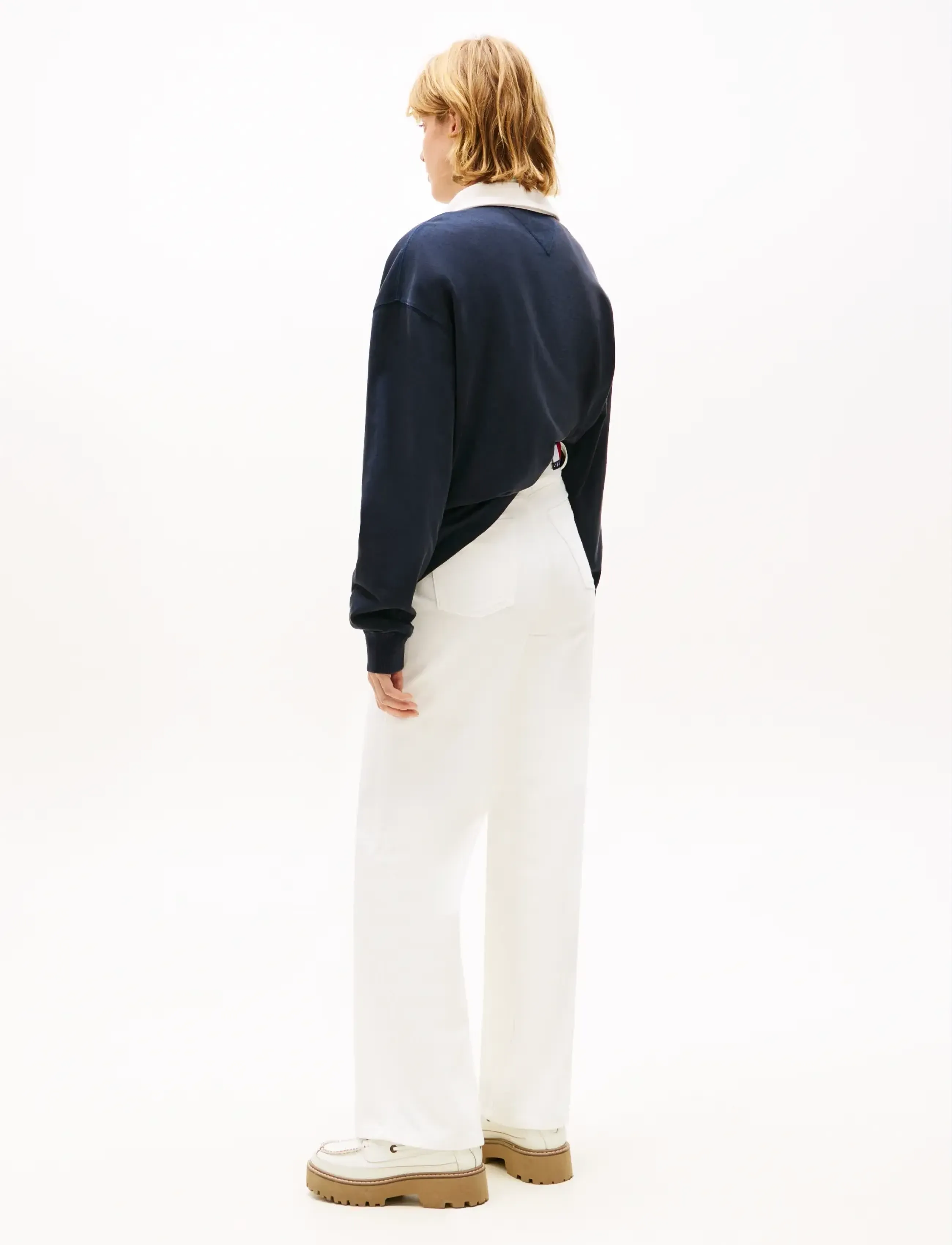 Tommy Jeans - CLAIRE HR WD BJ4199 - brede jeans - denim white - 2