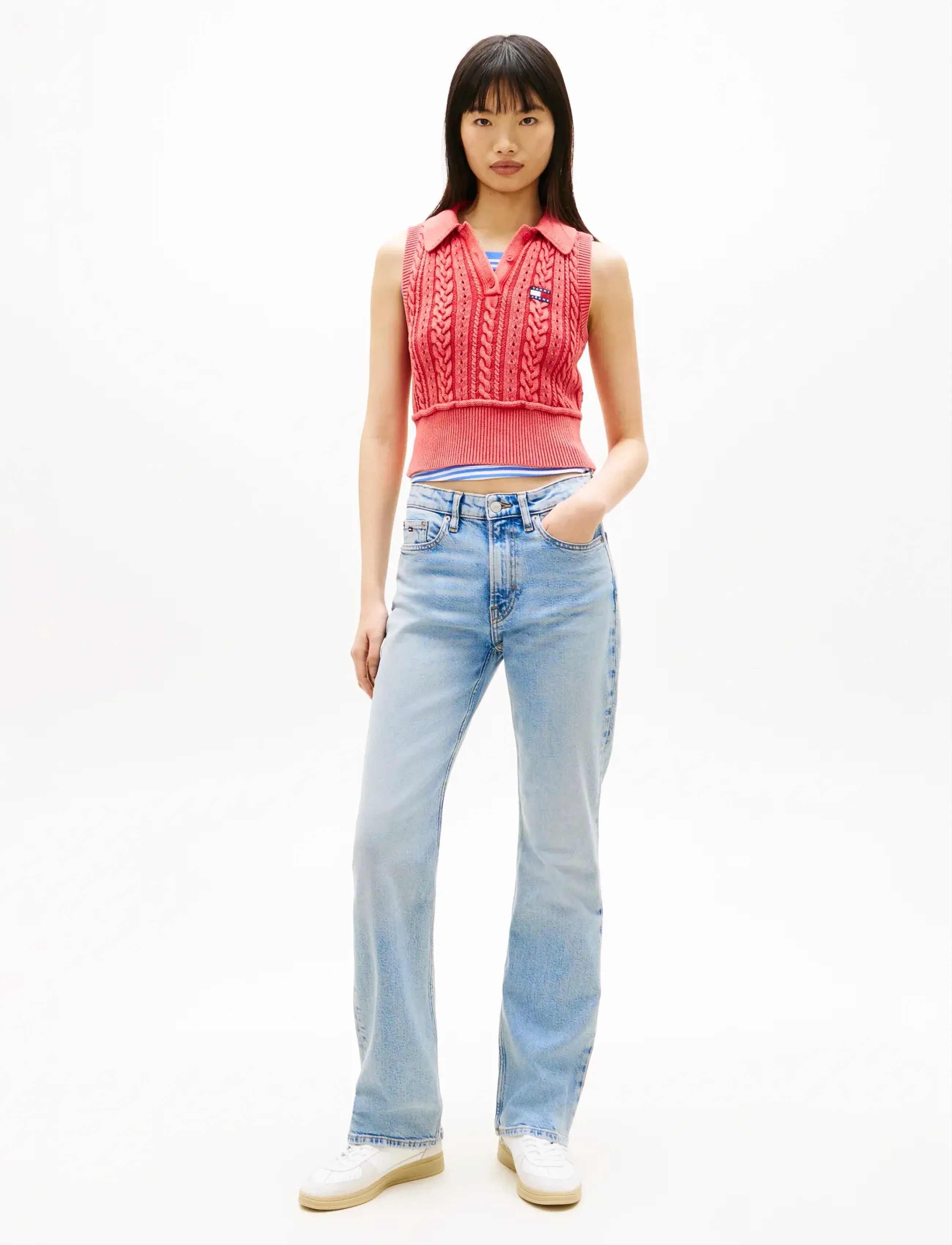 Tommy Jeans - CLEO MID BOOTCUT BI0112 - bootcut jeans - denim light - 3