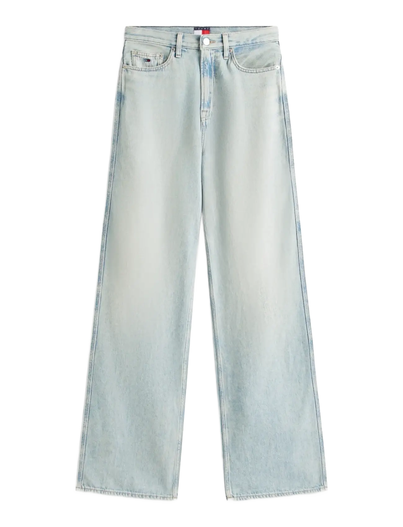 Tommy Jeans CLAIRE HR WD BJ5019 - Kleidung - DENIM LIGHT / blue