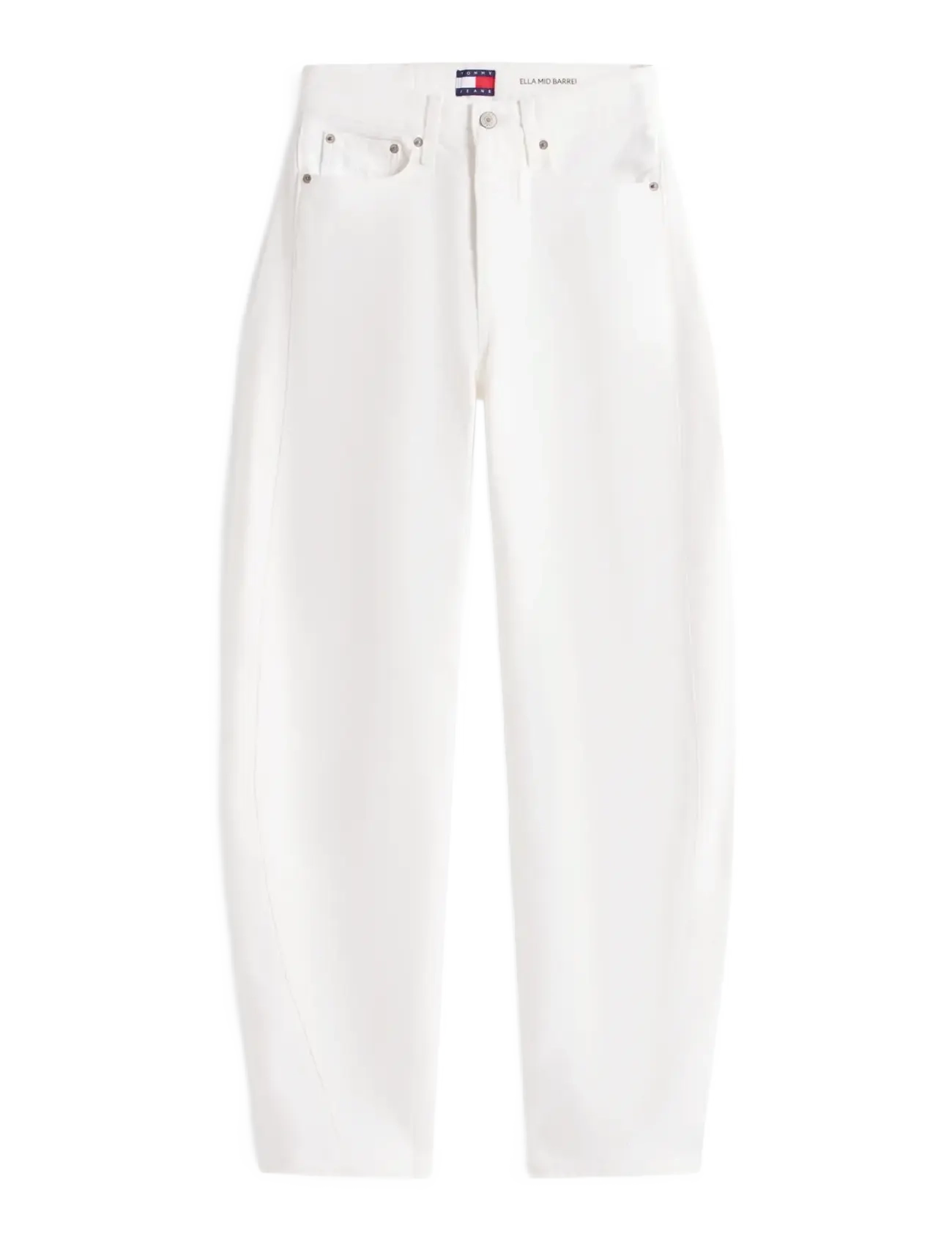 Tommy Jeans ELLA MID BARREL CBF FLG BJ6099 - Jeans - DENIM WHITE / white