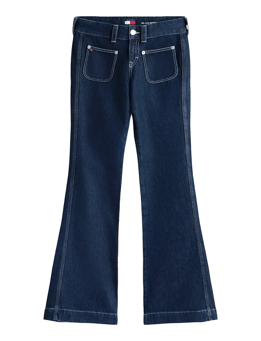 Tommy Jeans - SIA LW BOOTCUT SAILOR BJ6058 - bootcut jeans - denim dark - 1