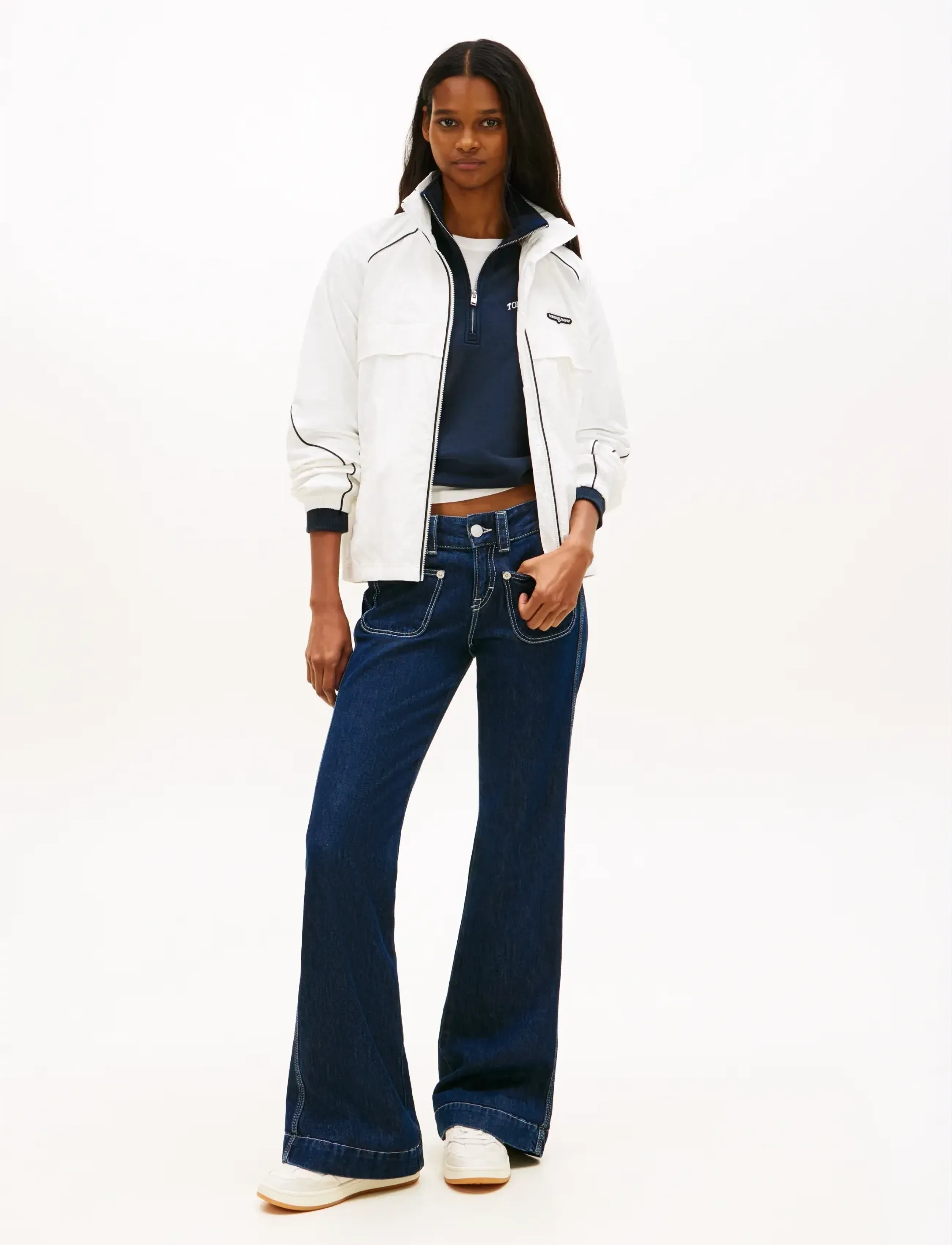 Tommy Jeans - SIA LW BOOTCUT SAILOR BJ6058 - bootcut jeans - denim dark - 3
