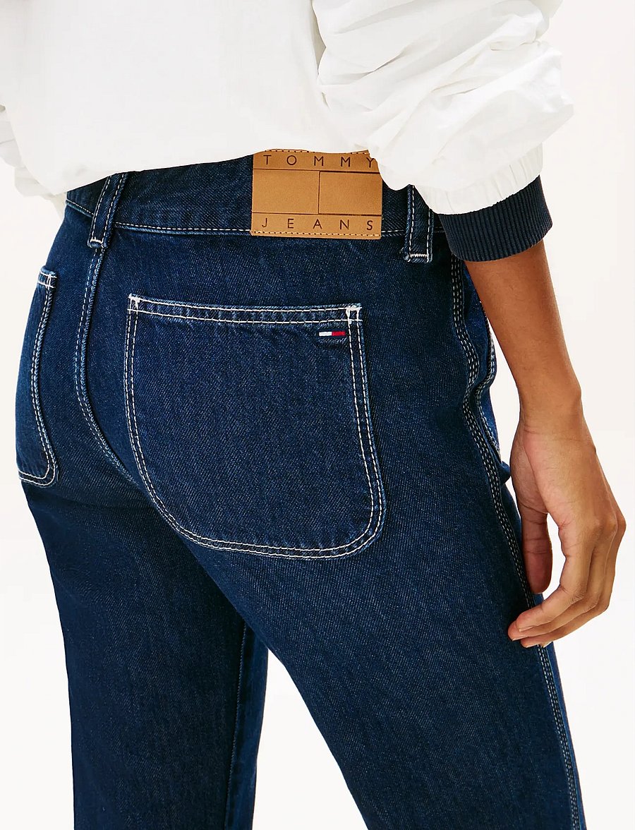Tommy Jeans - SIA LW BOOTCUT SAILOR BJ6058 - bootcut jeans - denim dark - 4