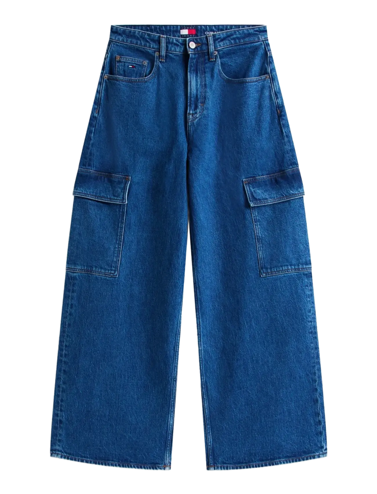 TOMMY JEANS Charlie Mr Loose Wd Cargo Bj4133 Blau - 27x28 - Damen