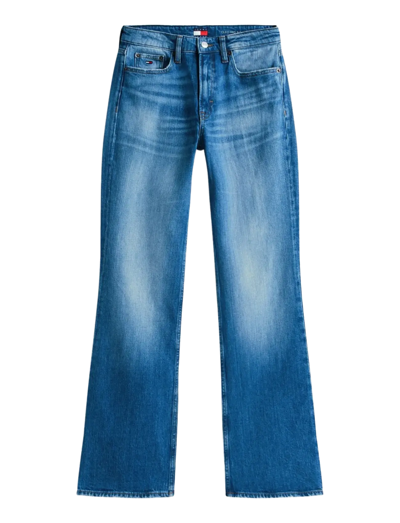 Tommy Jeans CLEO MID BOOTCUT BJ5137 - Bootcut jeans - DENIM MEDIUM / blue