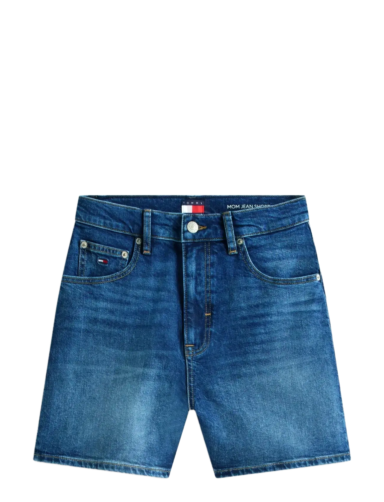 Tommy Jeans MOM SHORT BJ8155 - Tommy Jeans - DENIM DARK / blue