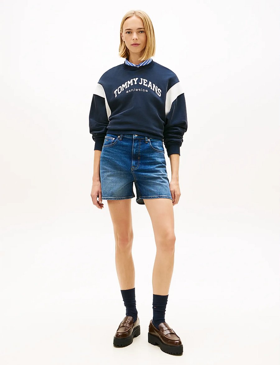 Tommy Jeans - MOM SHORT BJ8155 - lühikesed teksapüksid - denim dark - 3