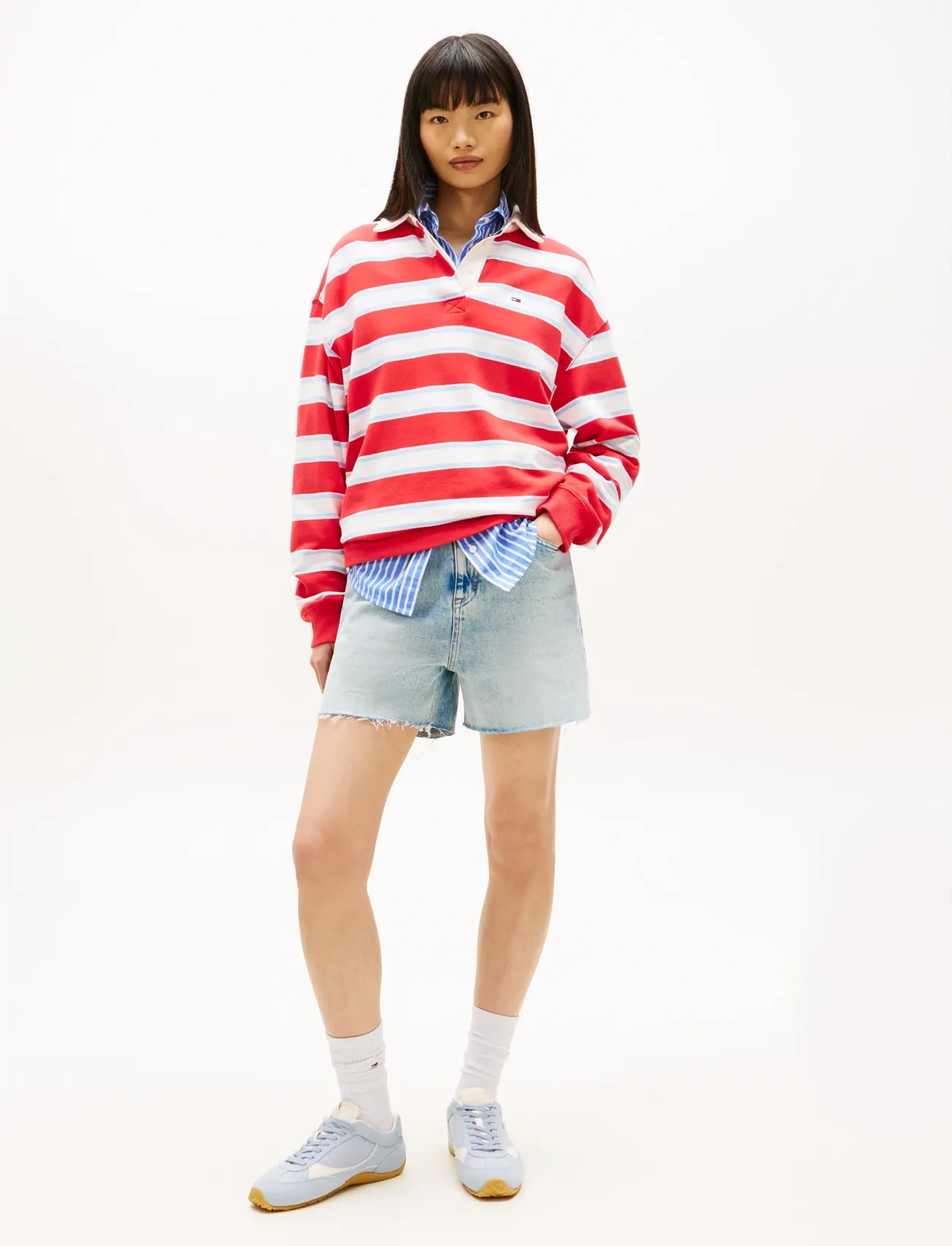Tommy Jeans - MOM SHORT BJ8115 - lühikesed teksapüksid - denim light - 3