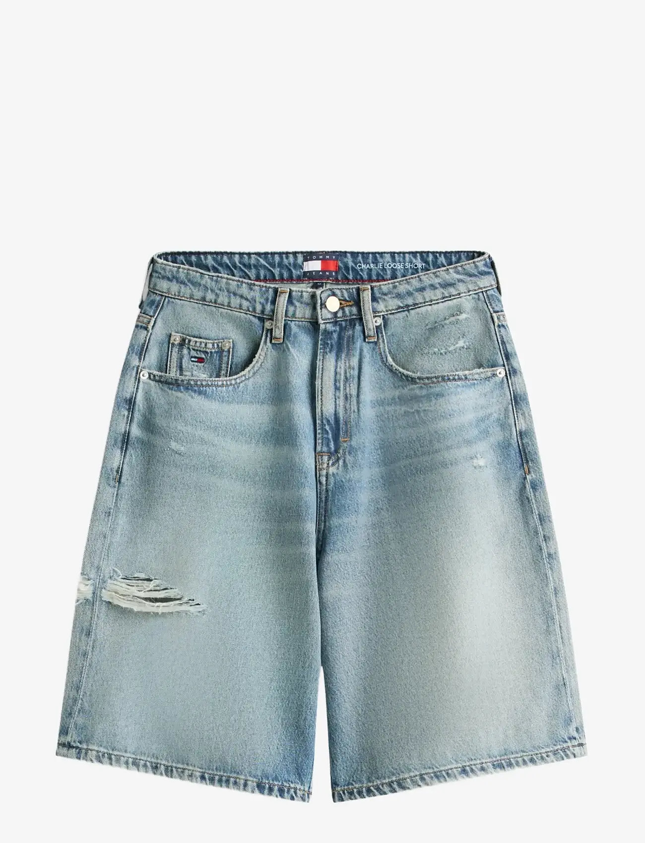 Tommy Jeans - CHARLIE LS SHORT BJ2038 - denim medium - 1