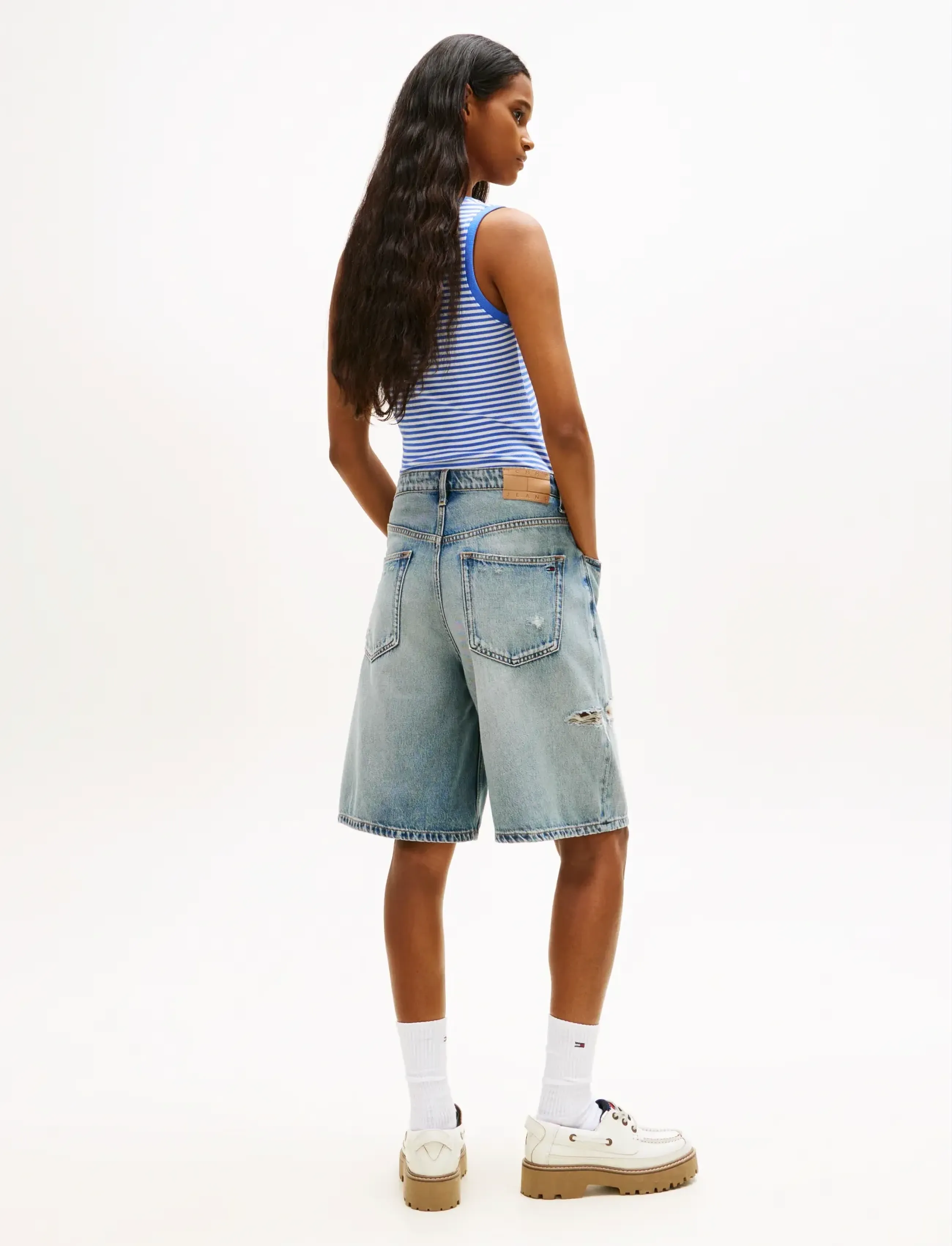 Tommy Jeans - CHARLIE LS SHORT BJ2038 - denim medium - 2