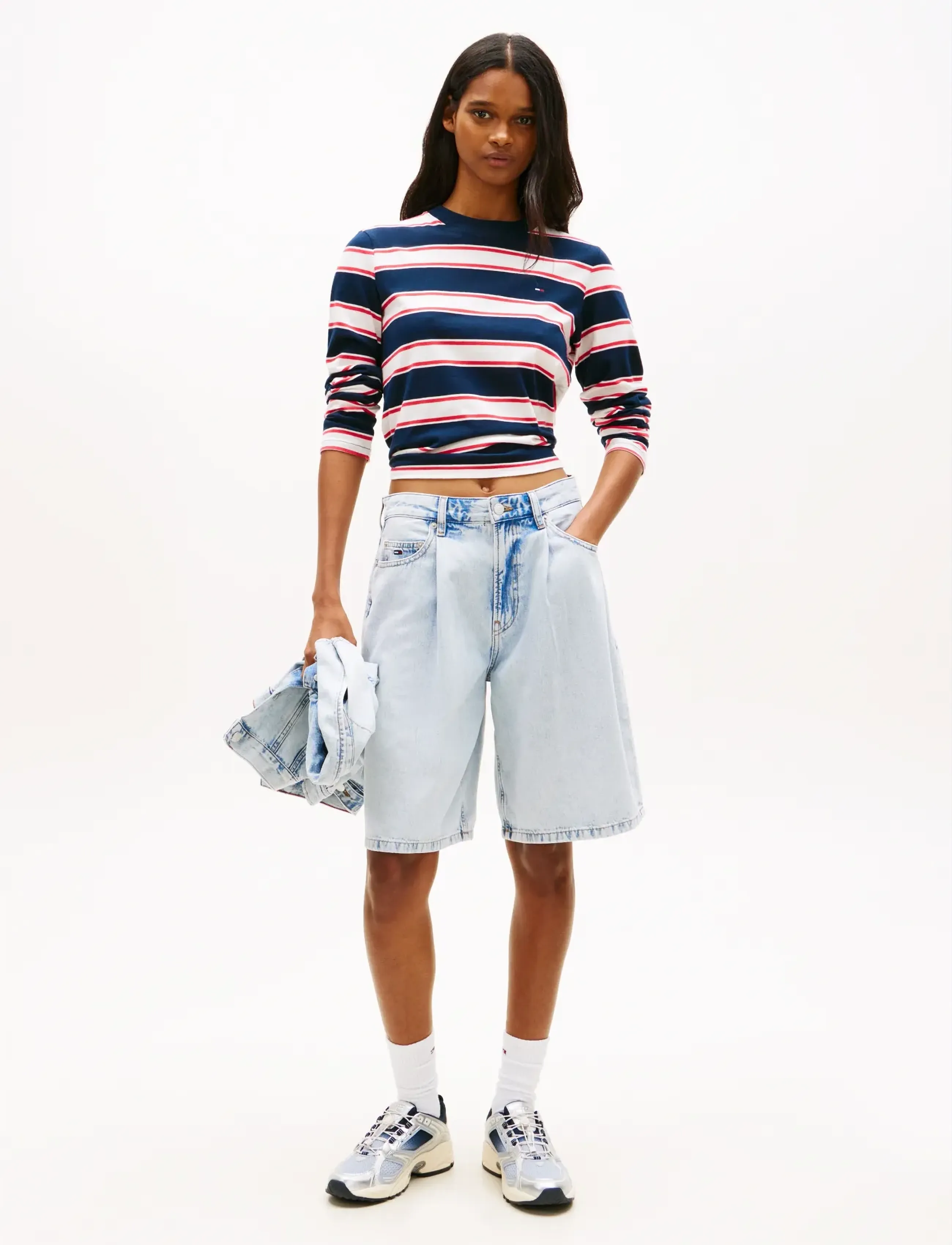 Tommy Jeans - CHARLIE LS SHORT PLEAT BJ6014 - jorts - denim light - 3