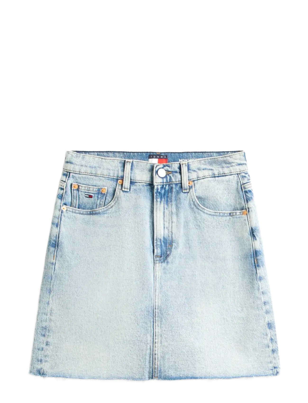 Tommy Jeans MOM UH SKIRT BJ8115 - Kurze Röcke - DENIM LIGHT / blue