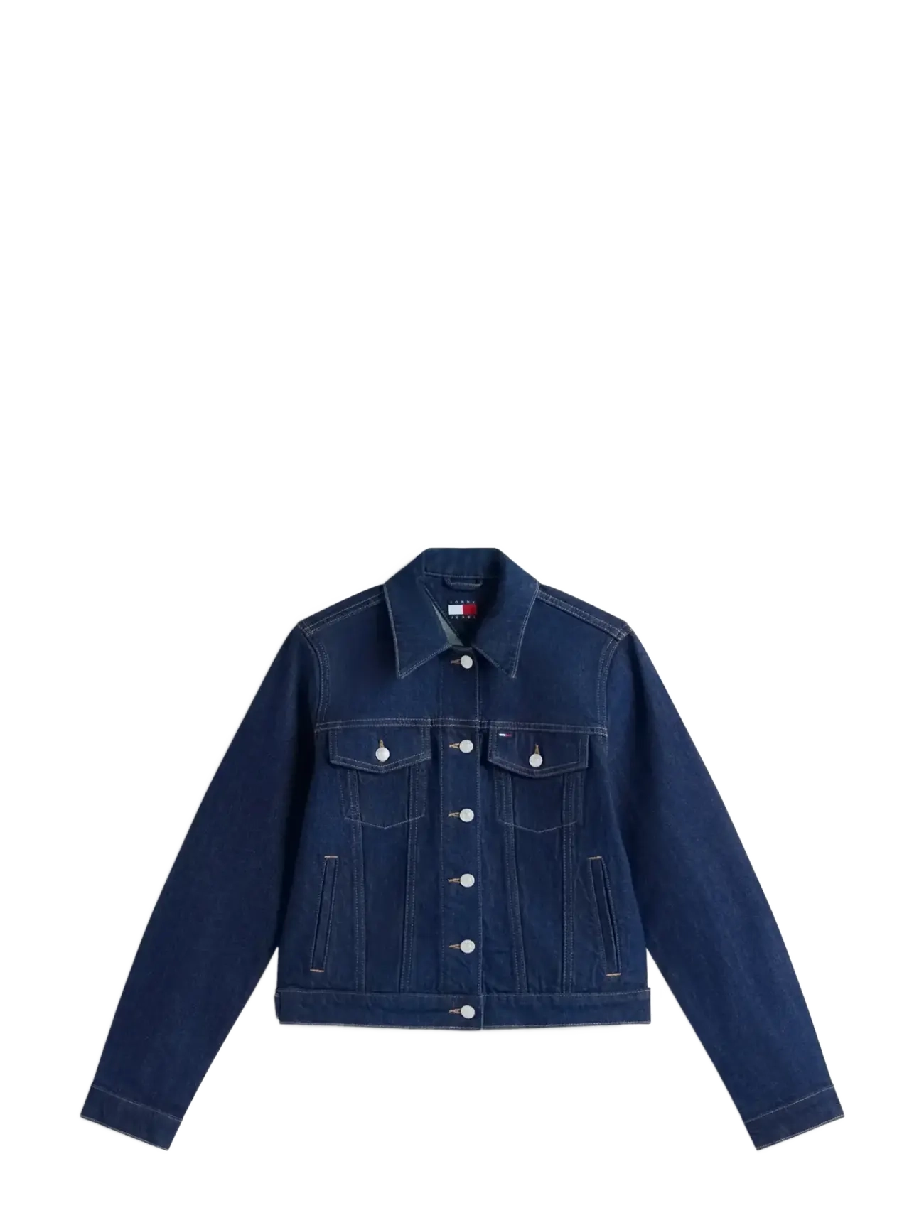 TOMMY JEANS Klassisch Trucker Ext Di4156 Navy - S - Damen
