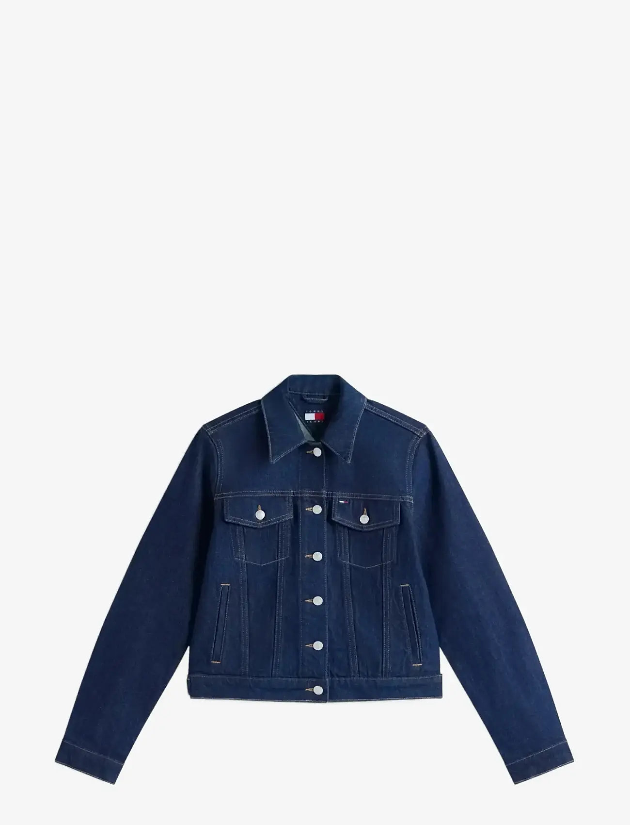 Tommy Jeans - CLASSIC TRUCKER EXT DI4156 - jeansjacken - denim dark - 1