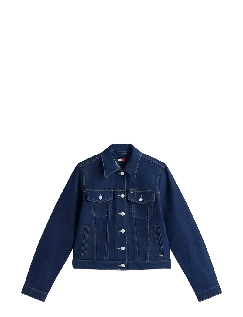 Tommy Jeans - CLASSIC TRUCKER EXT DI4156 - jeansjacken - denim dark - 1