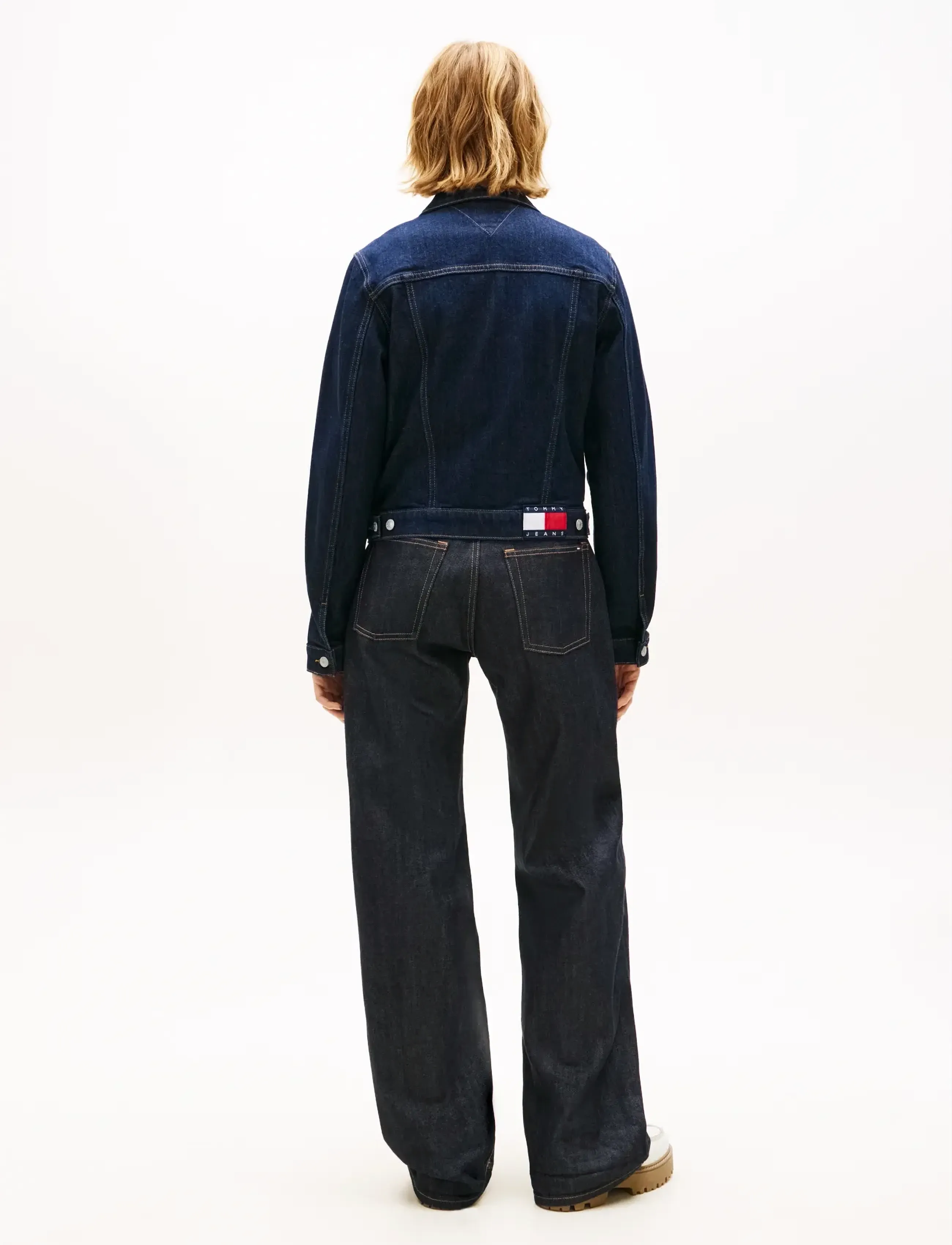 Tommy Jeans - CLASSIC TRUCKER EXT DI4156 - vårjakker - denim dark - 2