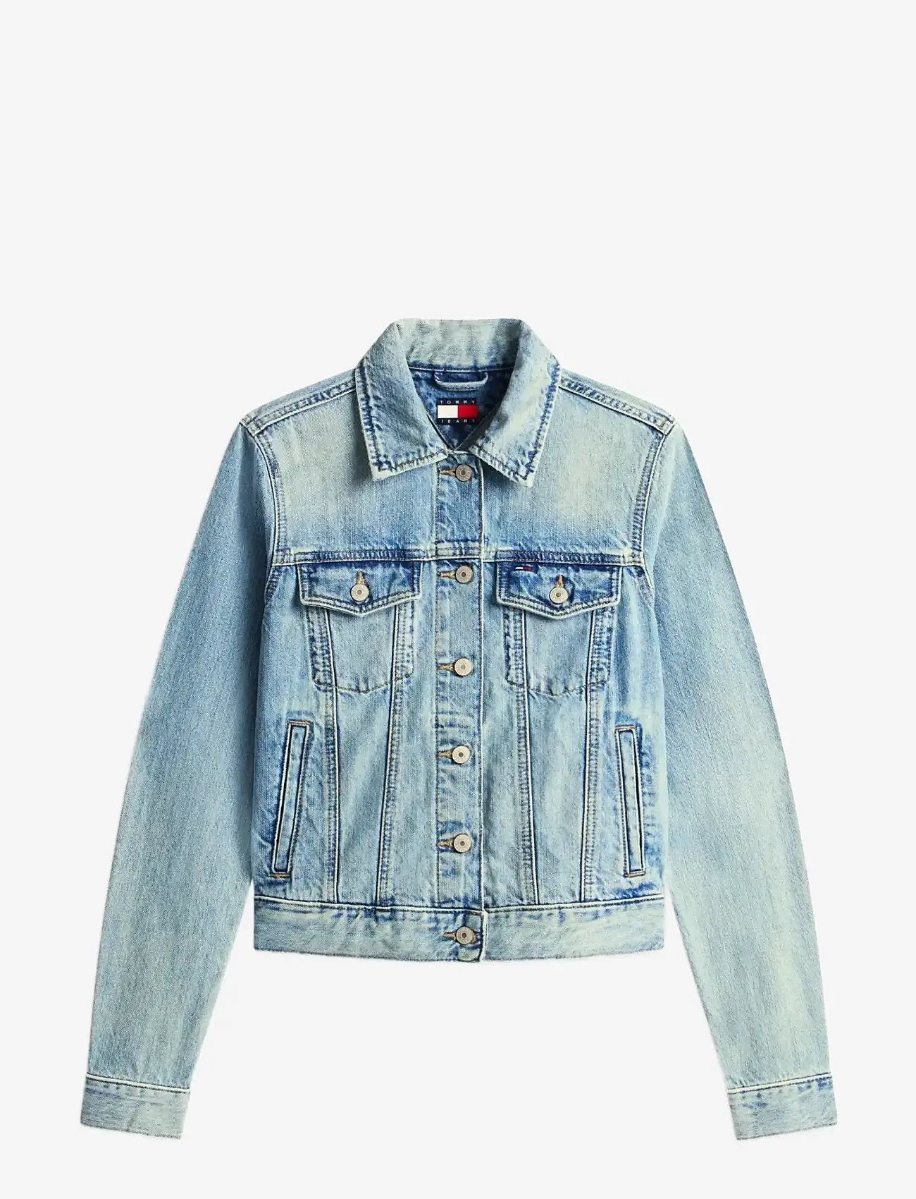Tommy Jeans - CLASSIC TRUCKER EXT BJ8012 - kevadjoped - denim light - 1