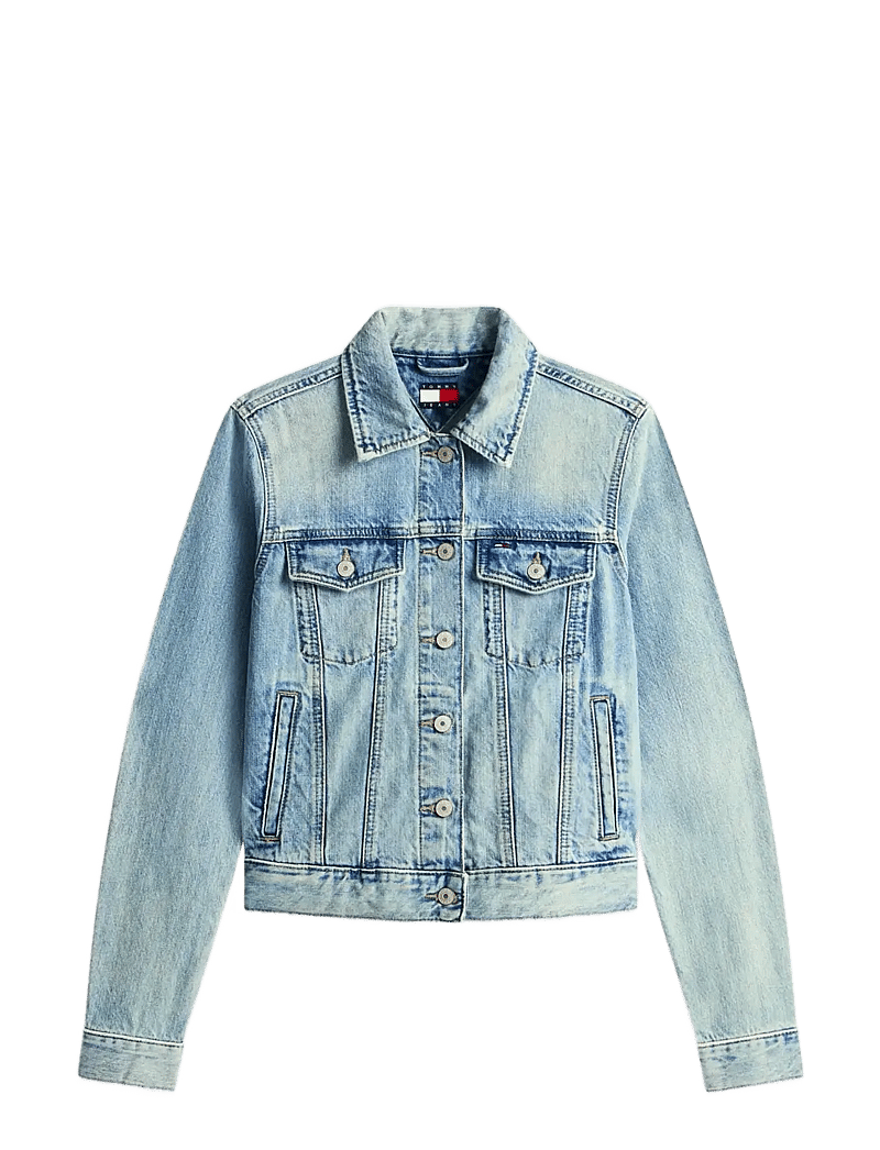 Tommy Jeans - CLASSIC TRUCKER EXT BJ8012 - kevadjoped - denim light - 1