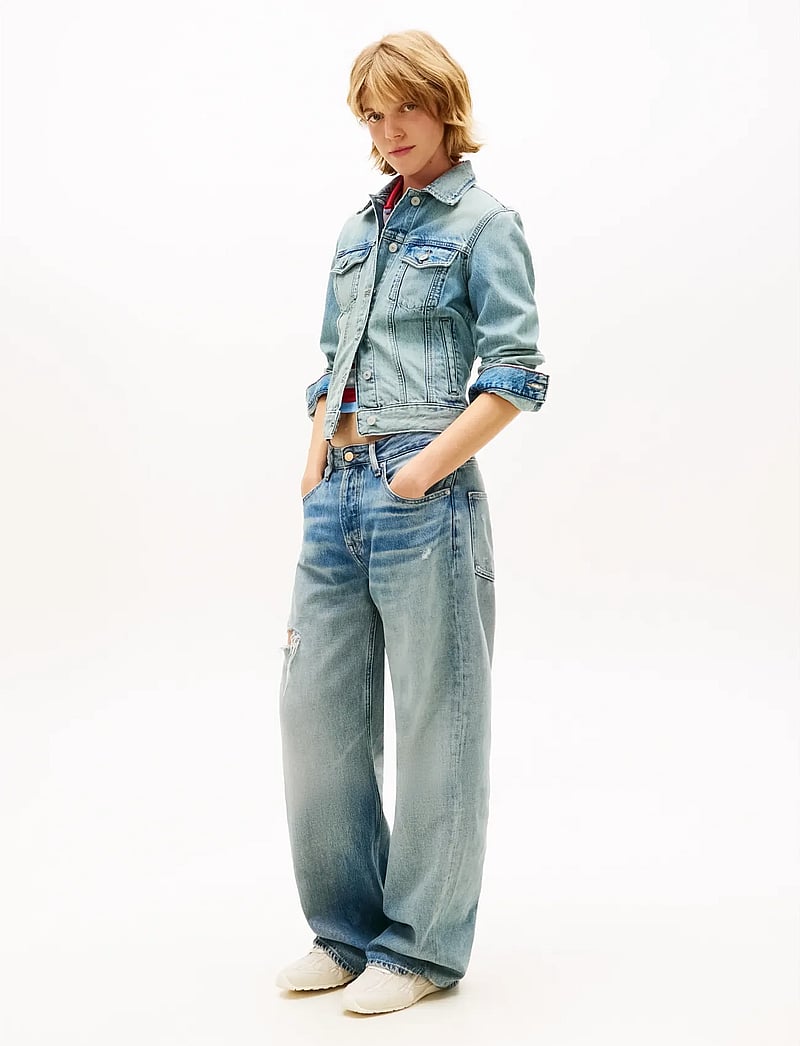 Tommy Jeans - CLASSIC TRUCKER EXT BJ8012 - kevadjoped - denim light - 3