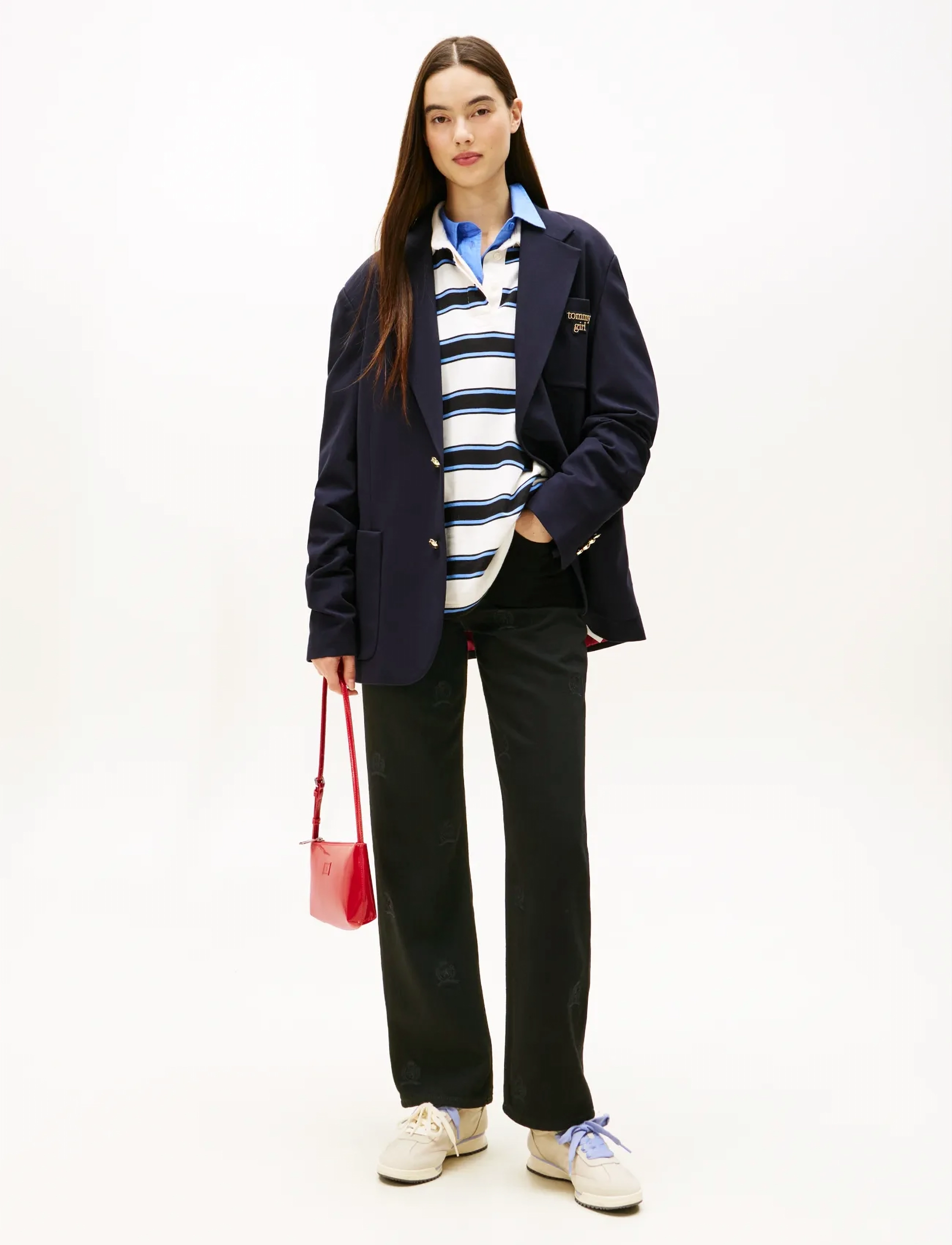 Tommy Jeans - LAYLA HR SLIM STR CR EI6085 - regular jeans - denim black - 2
