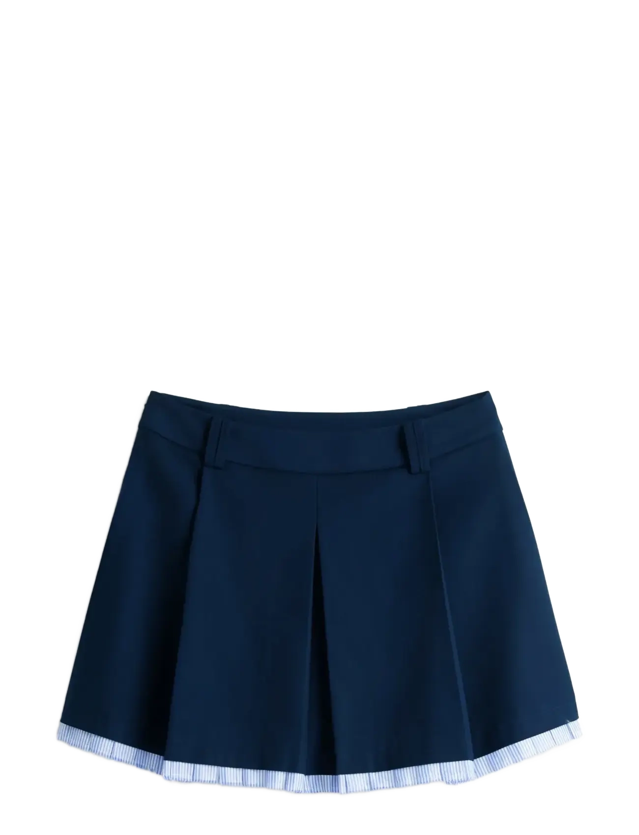 Tommy Jeans TJW VARSITY PLEATED MINI SKIRT - Korte nederdele - DARK NIGHT NAVY / navy