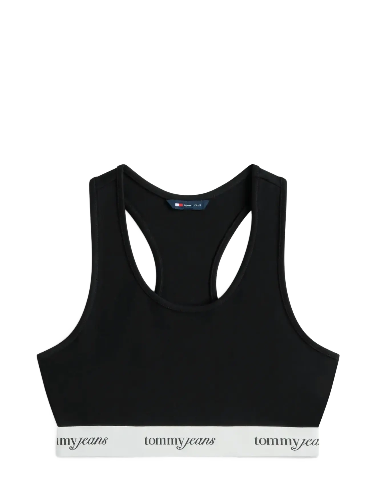 Tommy Jeans TJW CRP TAPE BRA TOP - Kampagne - BLACK / black