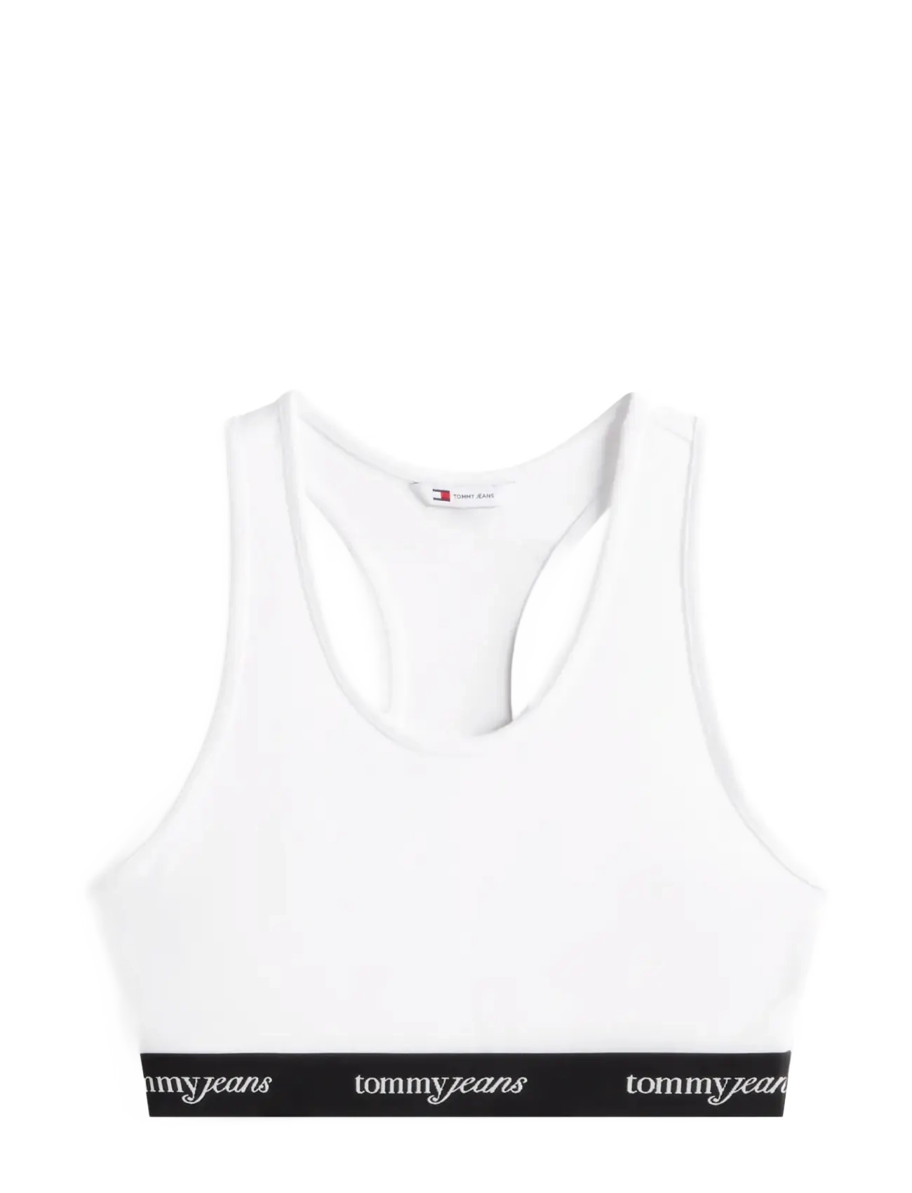 Tommy Jeans TJW CRP TAPE BRA TOP - Tommy Hilfiger - ECRU / white