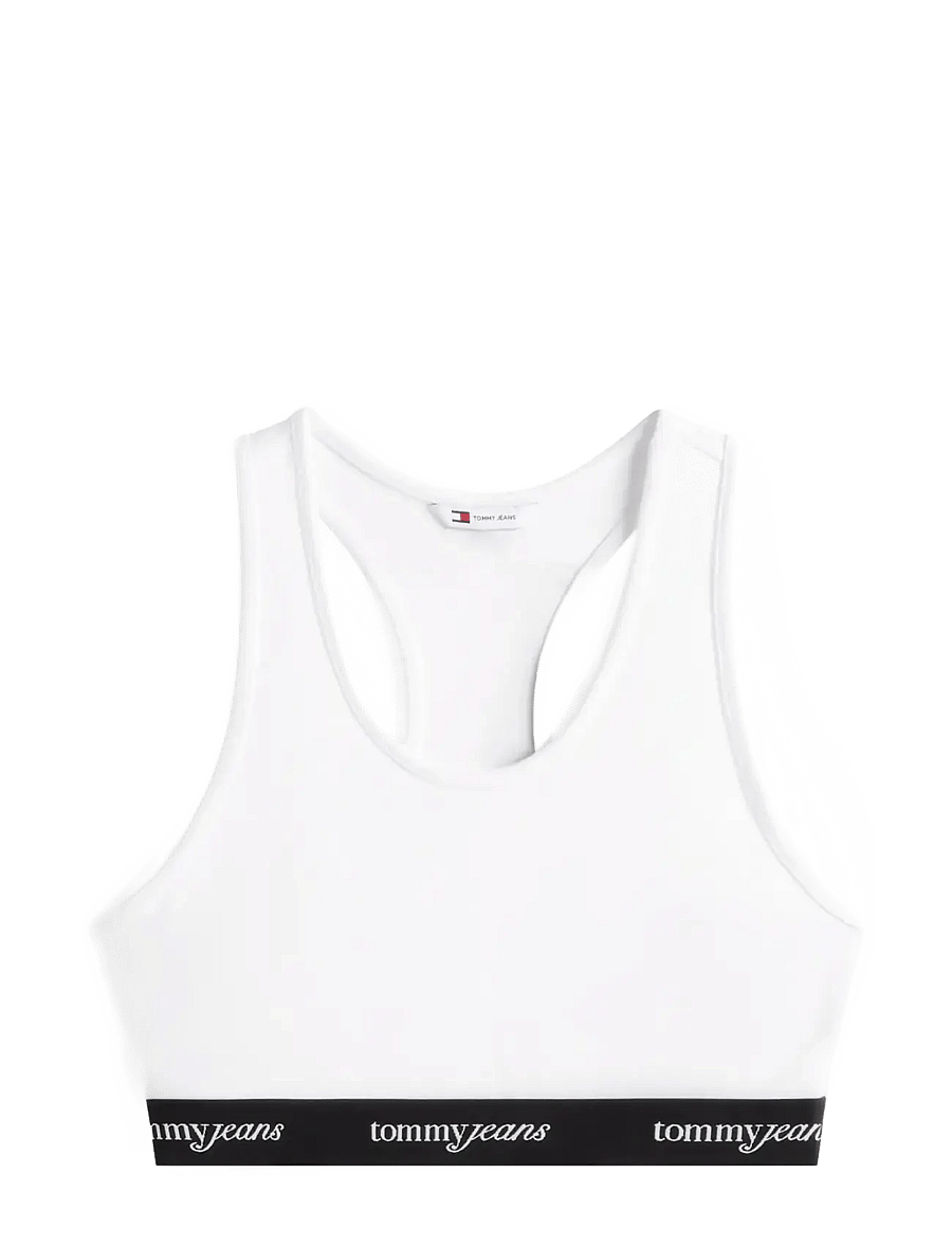 Tommy Jeans - TJW CRP TAPE BRA TOP - sport-bhs - ecru - 1