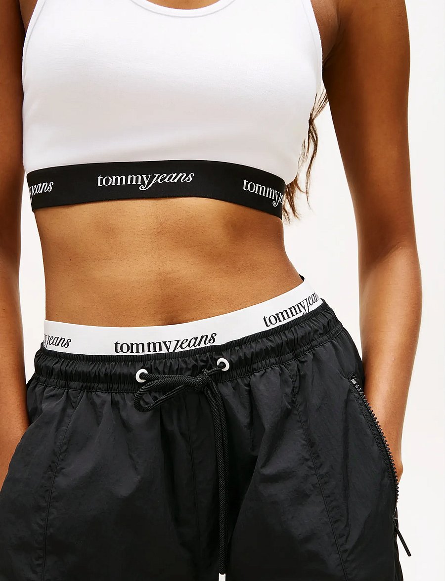 Tommy Jeans - TJW CRP TAPE BRA TOP - sport-bhs - ecru - 5
