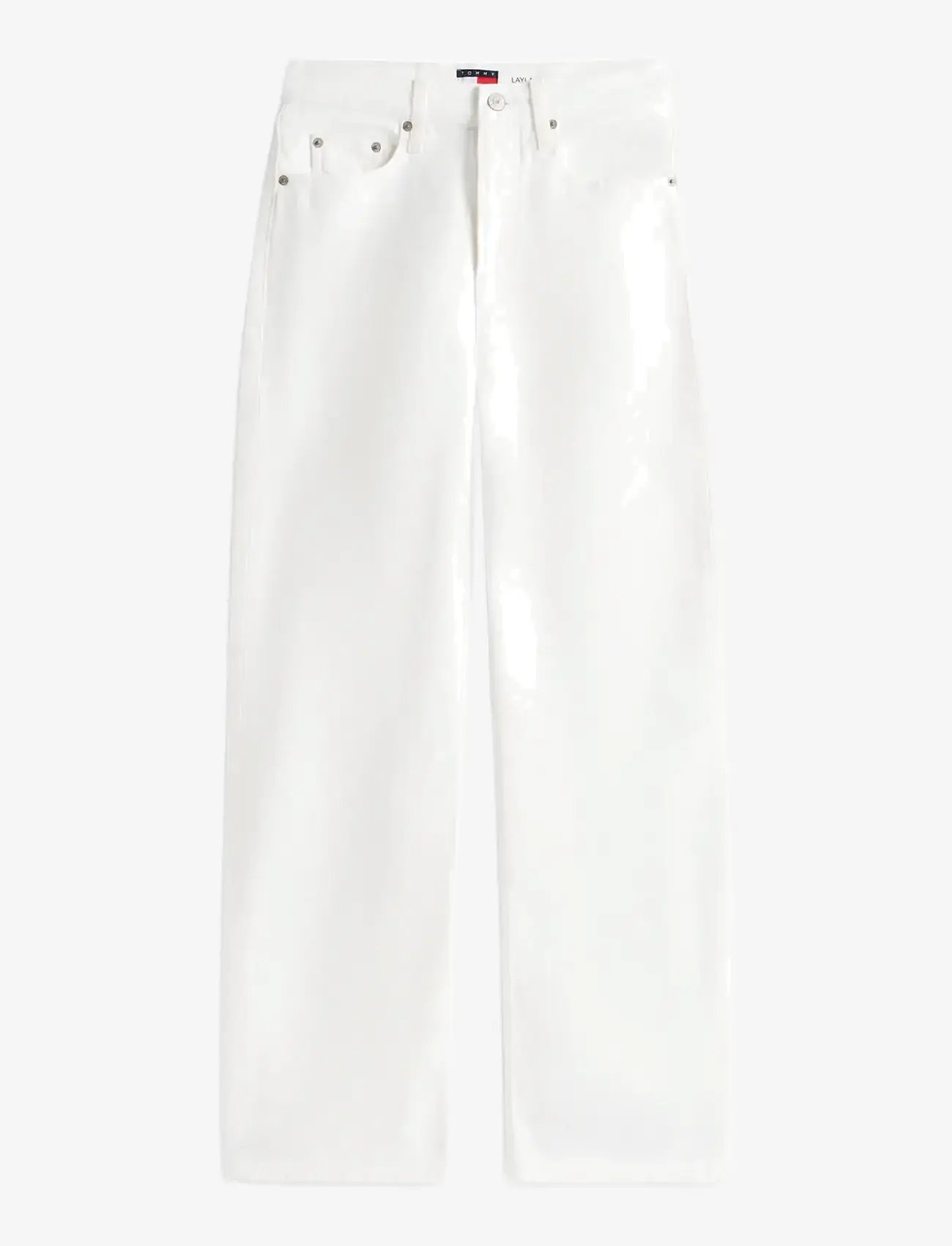 Tommy Jeans - LAYLA HR SLIM STR CBF FLG BJ6099 - vida jeans - denim white 01 - 1